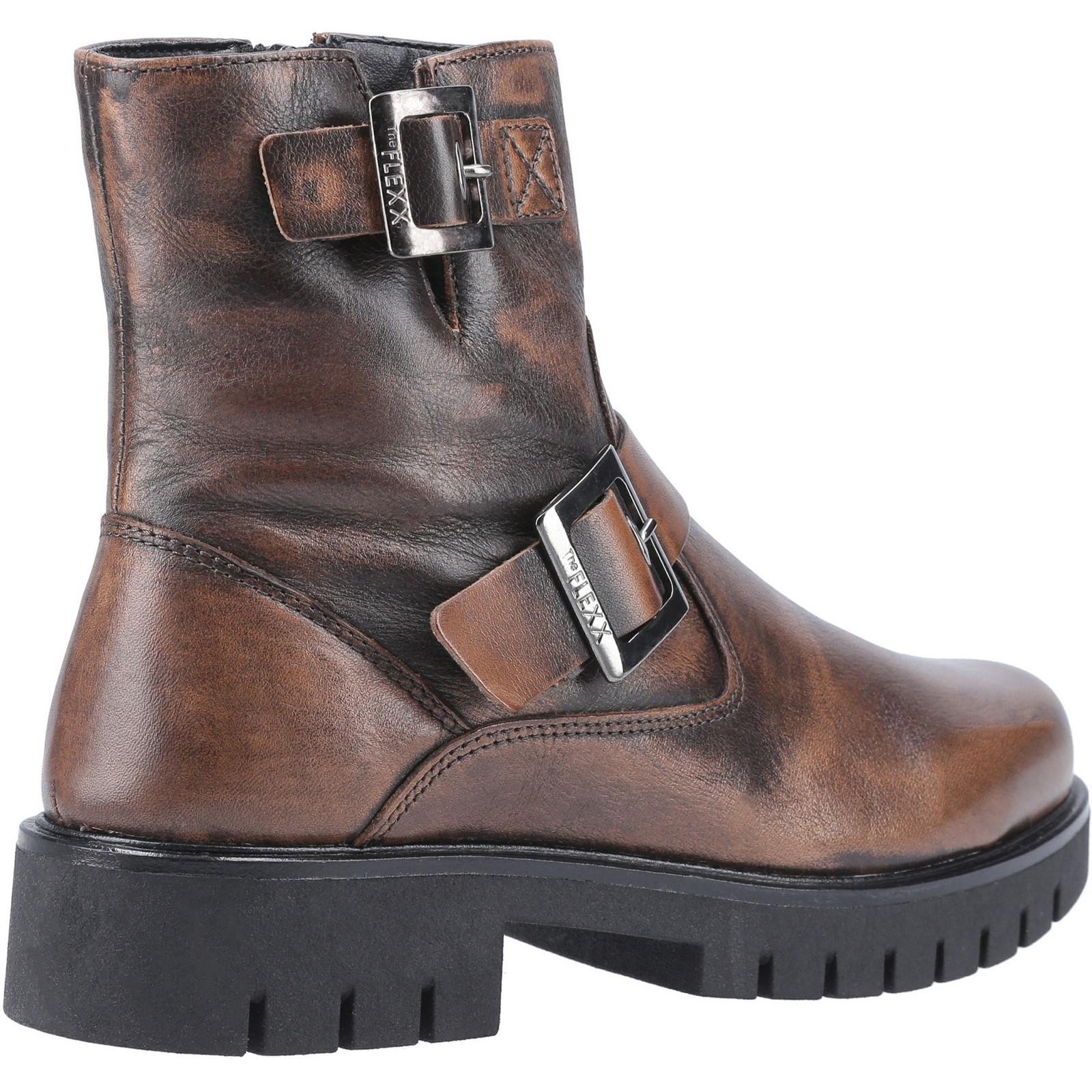 The Flexx High Line Brushed Zip Ankle Boot