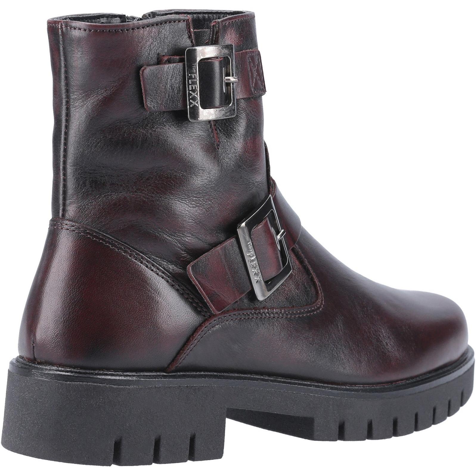 The Flexx High Line Brushed Zip Ankle Boot