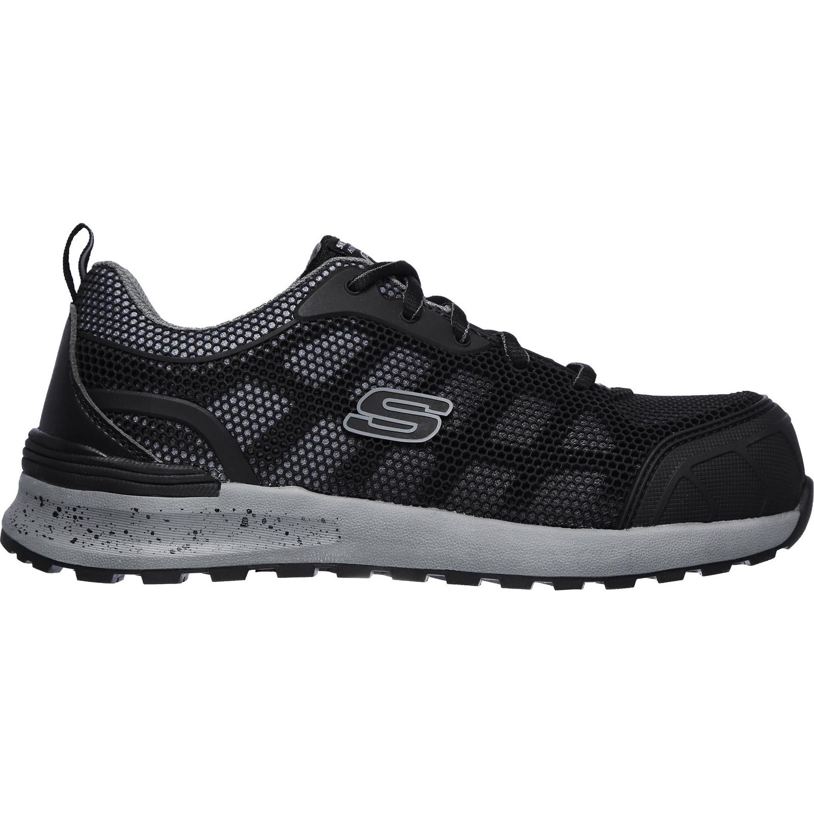 Skechers Bulklin-Lyndale Lace Up Athletic Work/Safety Toe Trainers