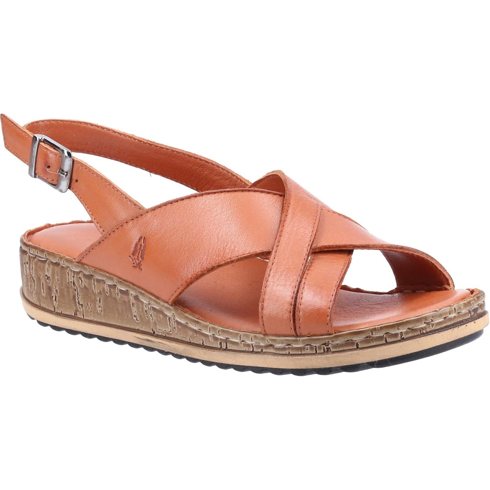 Hush Puppies Elena Cross Over Wedge Sandal