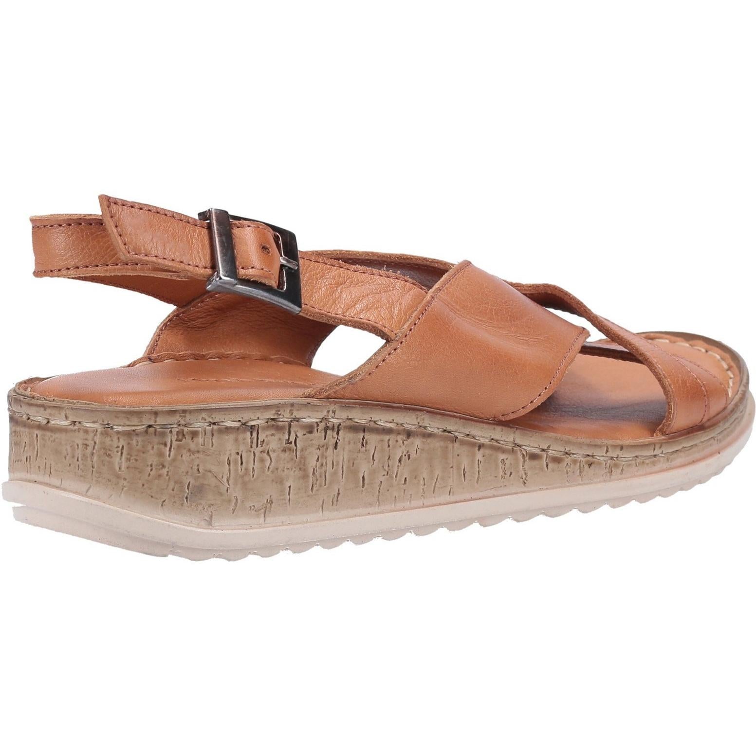 Hush Puppies Elena Cross Over Wedge Sandal