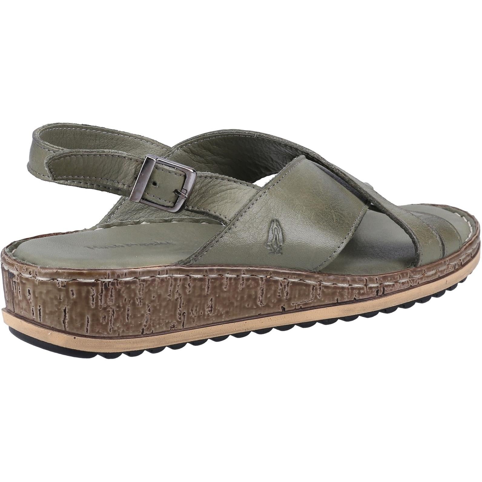 Hush Puppies Elena Cross Over Wedge Sandal