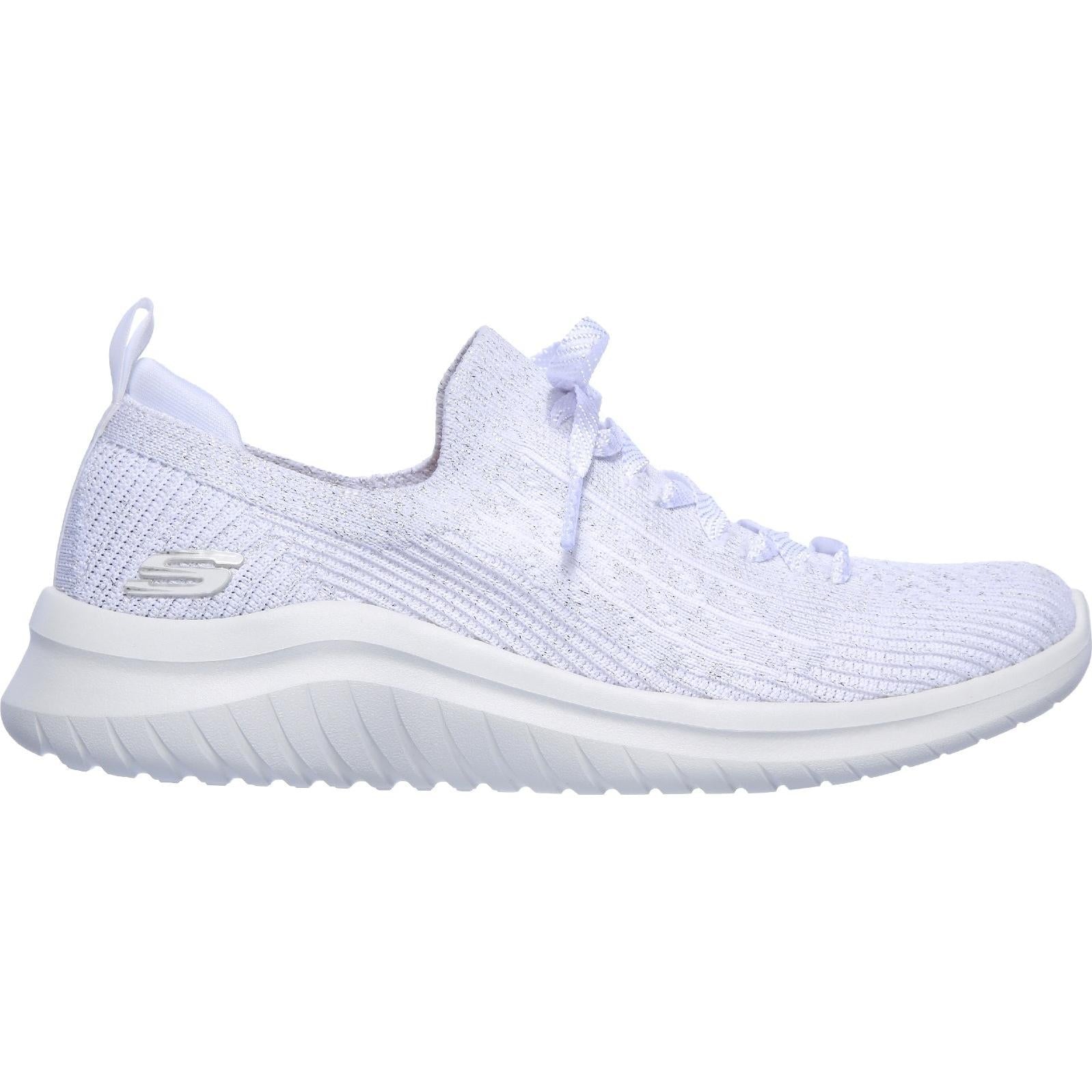 Skechers Ultra Flex 2.0 Glimmer Sky Slip On Sports Trainers
