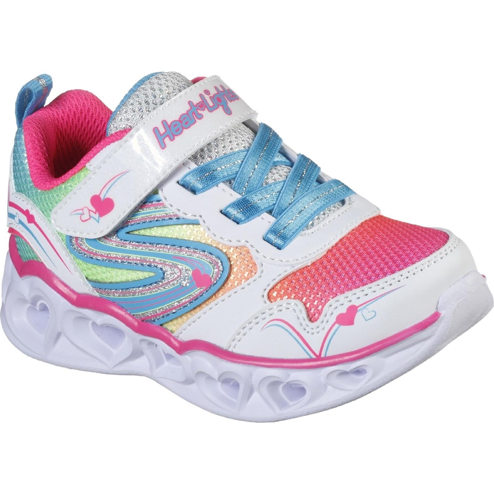 Skechers S Lights Heart Lights Love Spark Touch Fastening Trainer