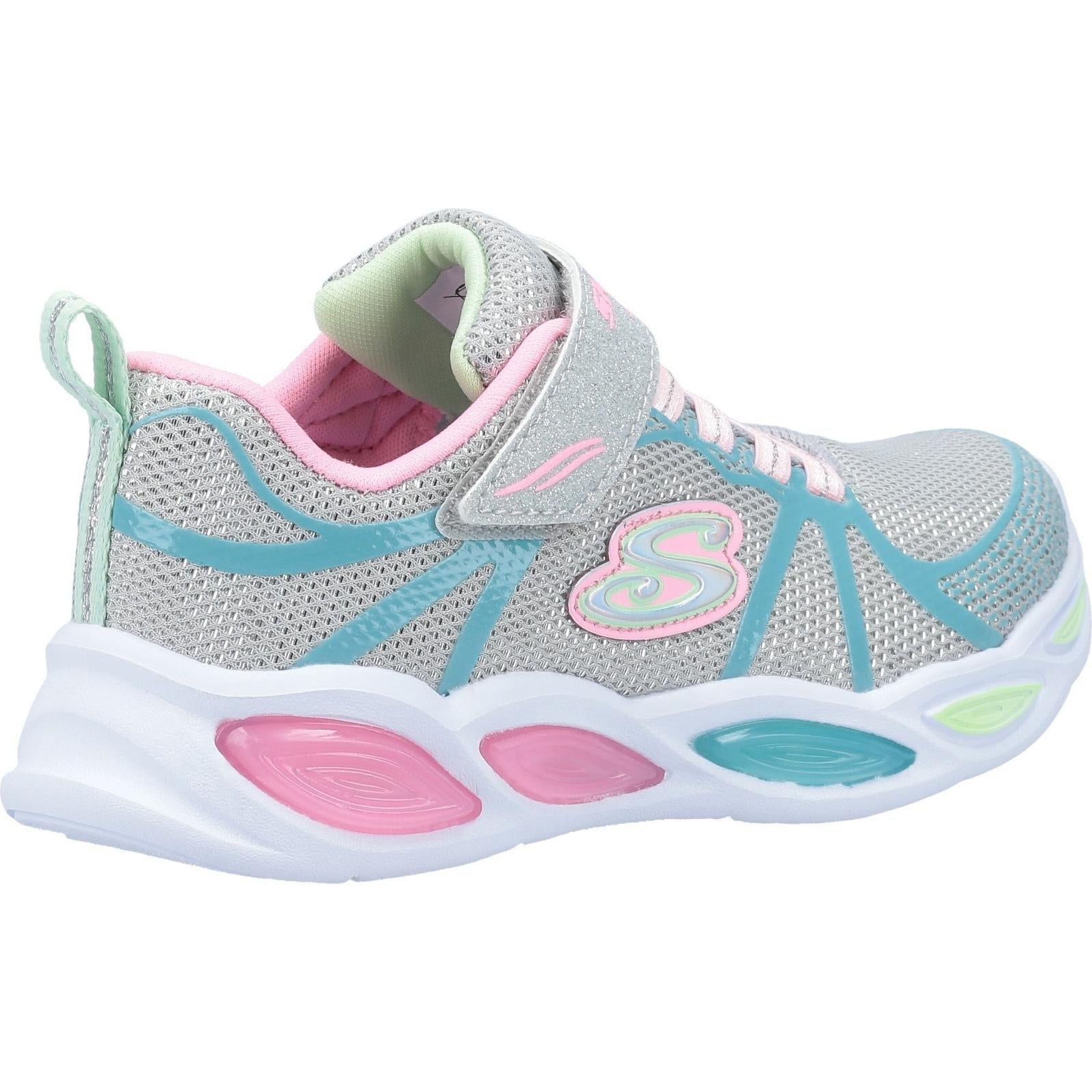 Skechers S Lights Shimmer Beams Sporty Glow Childrens Sports Trainer