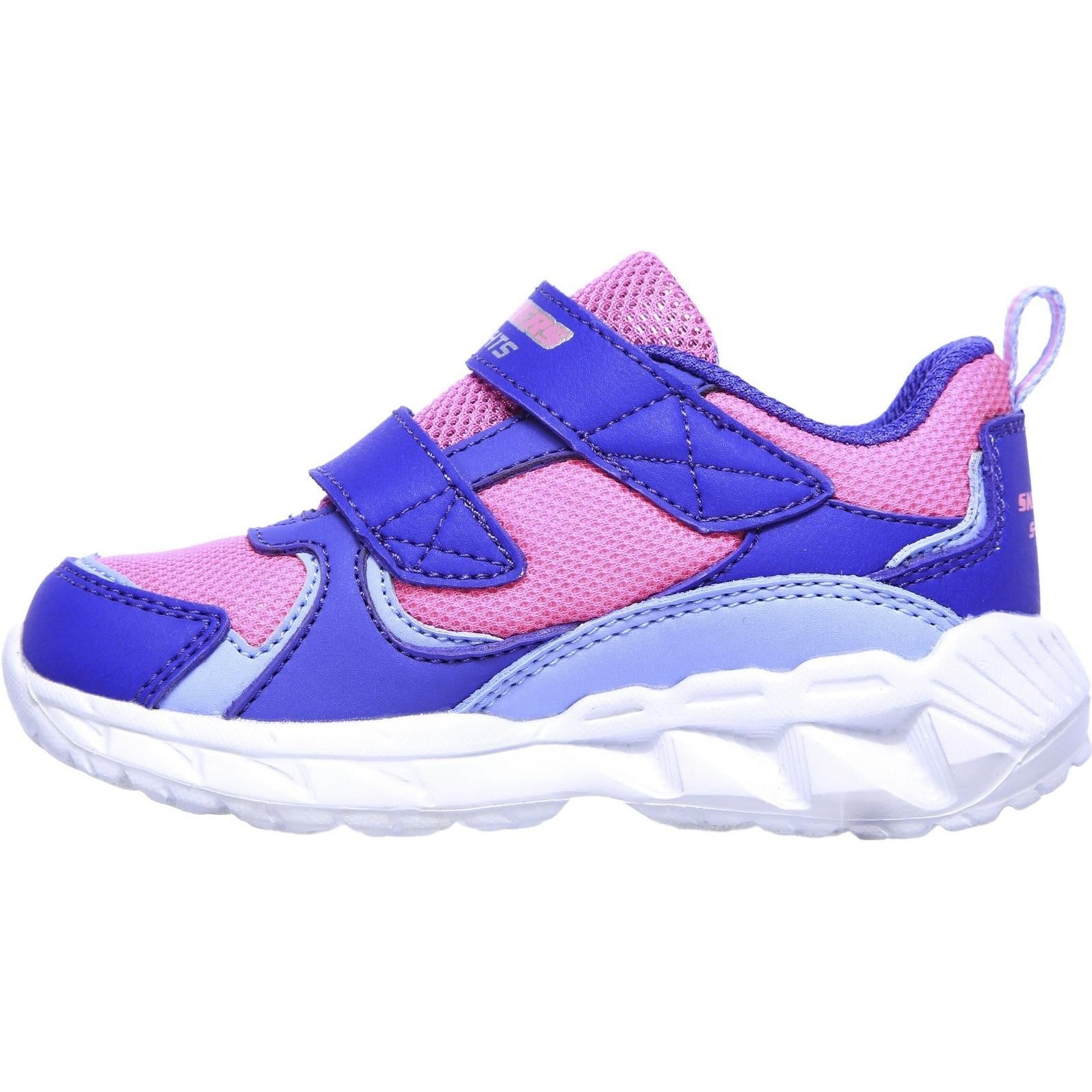 Skechers S Lights Magna-Lights Goal Achiever Touch Fastening Trainer