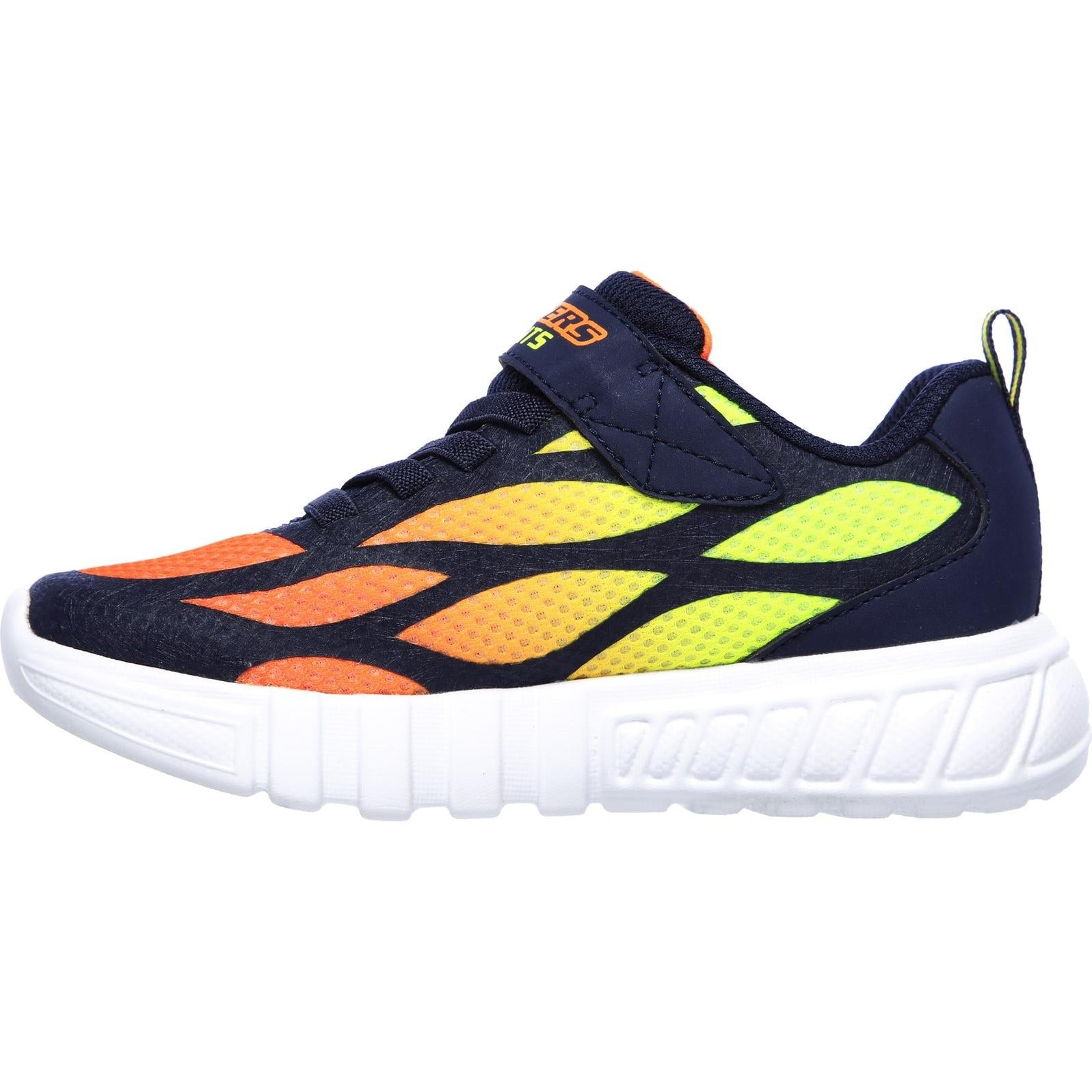 Skechers S Lights Flex-Glow Dezlo Touch Fastening Trainer