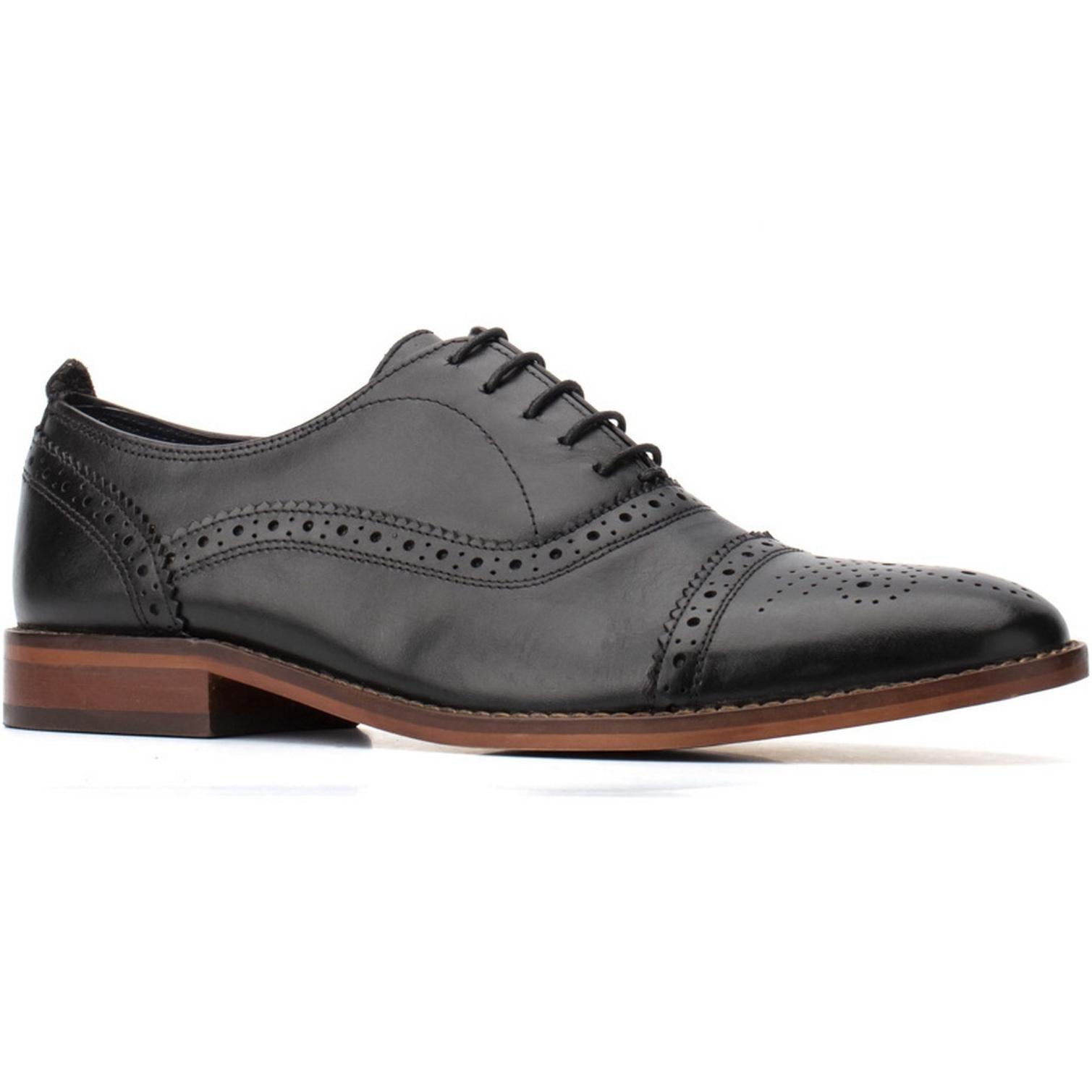 Base London Cast Waxy Brogue Shoe