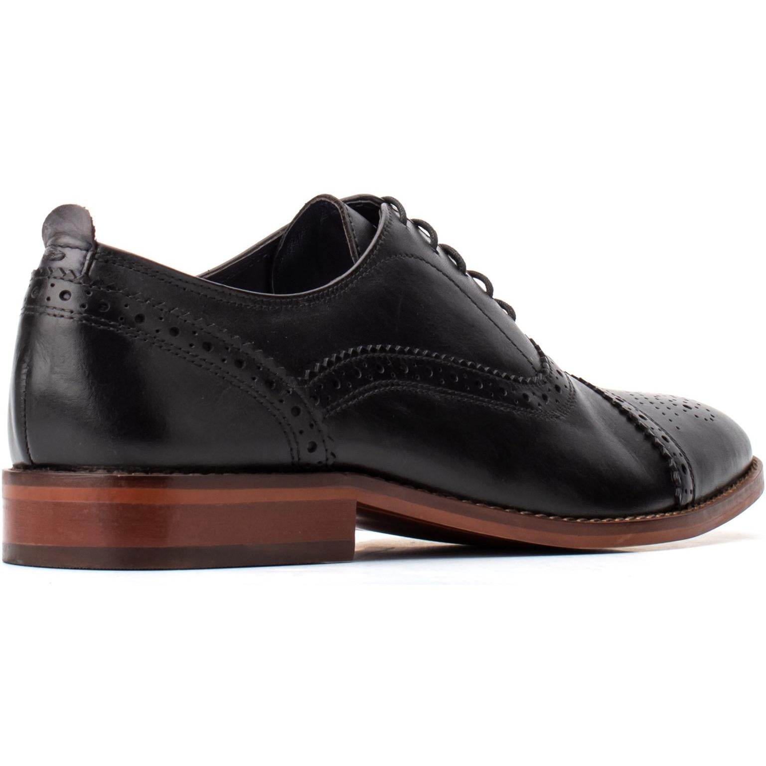 Base London Cast Waxy Brogue Shoe