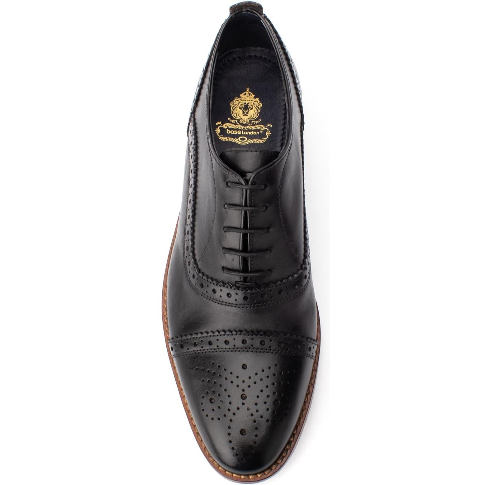 Base London Cast Waxy Brogue Shoe