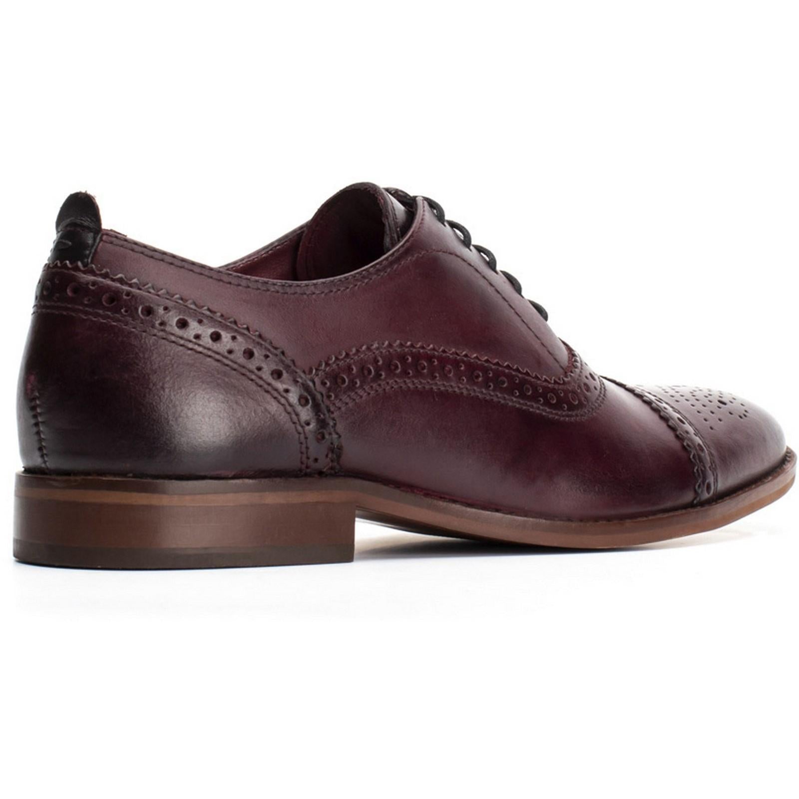 Base London Cast Washed Brogue Shoe