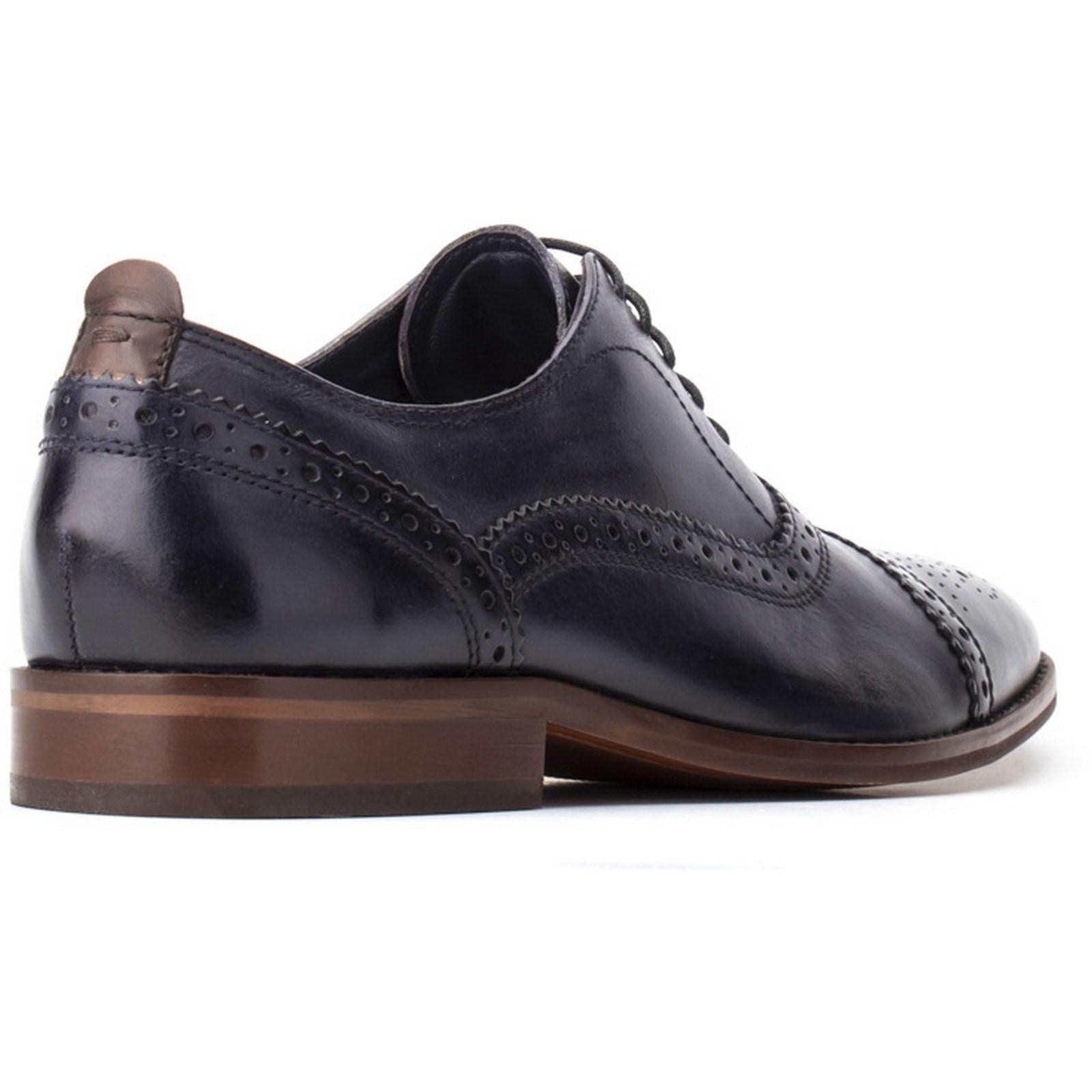 Base London Cast Washed Brogue Shoe