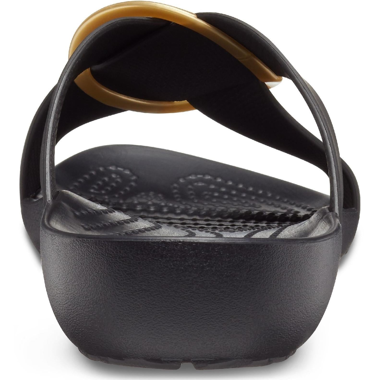 Crocs Serena Cross Band Slide Sandals