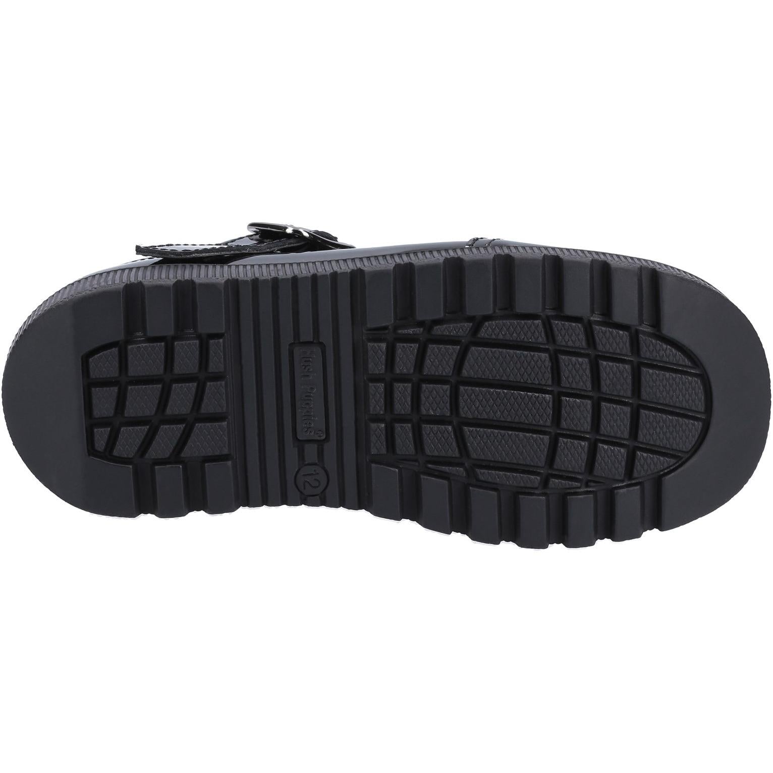 Hush Puppies Kerry Junior Patent School Shoe