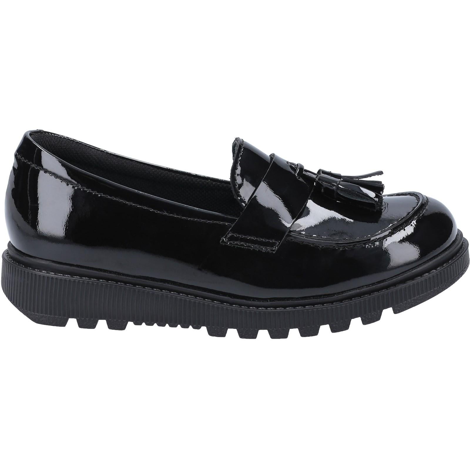 Hush Puppies Karen Junior Patent School Shoe