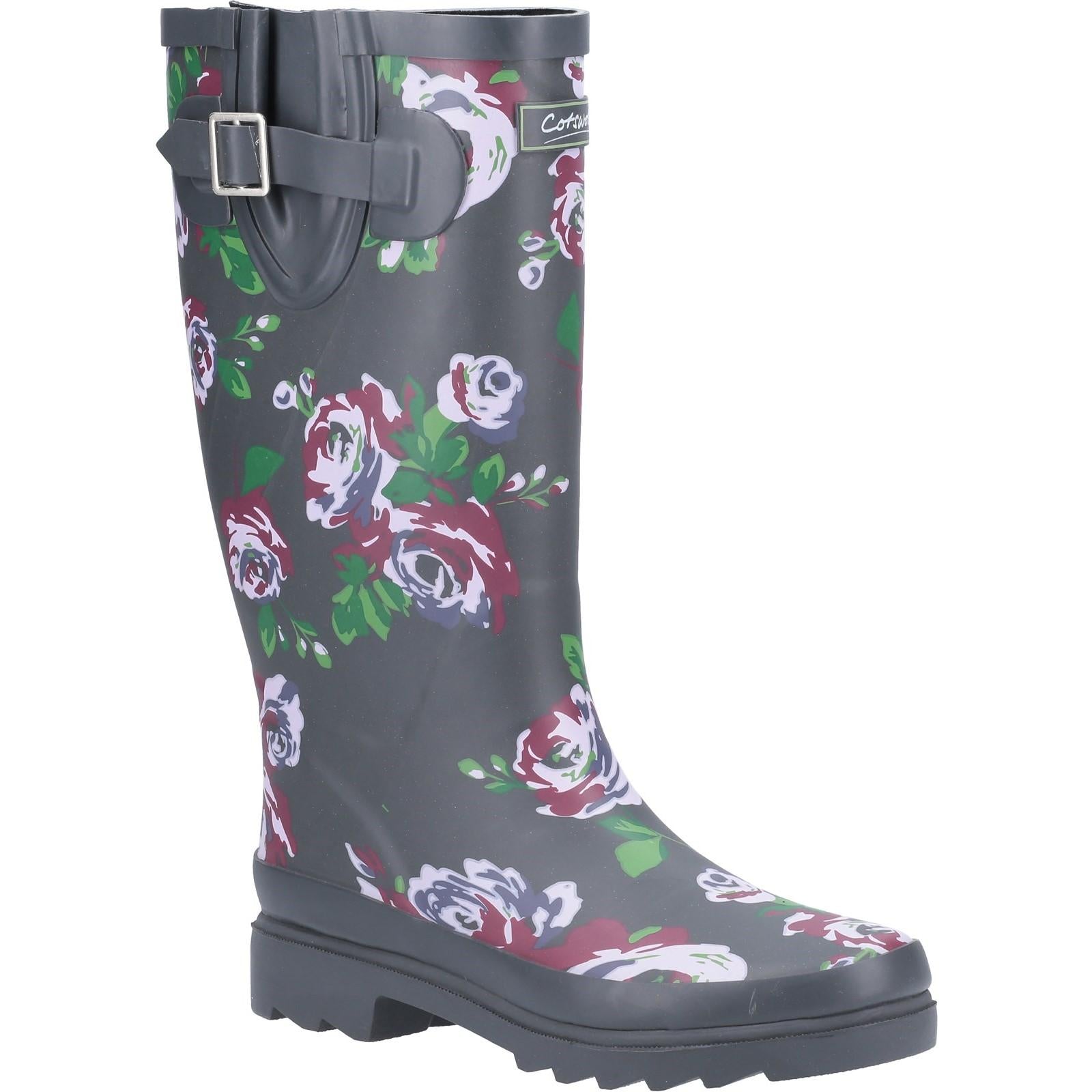 Cotswold Blossom Welly Boots
