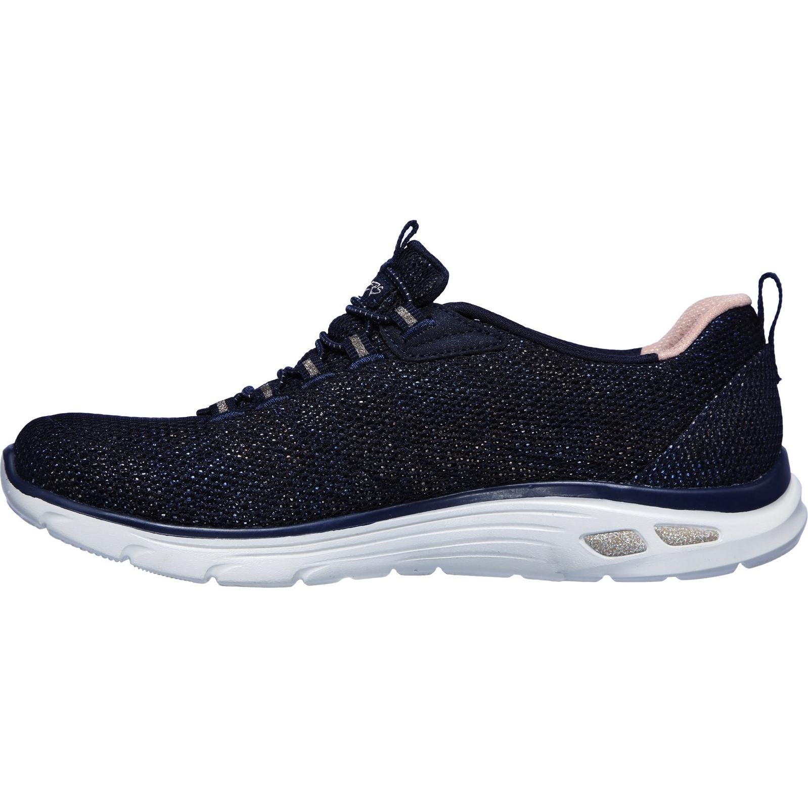 Skechers Relaxed Fit Empire D'Lux Bungee Laced Trainer