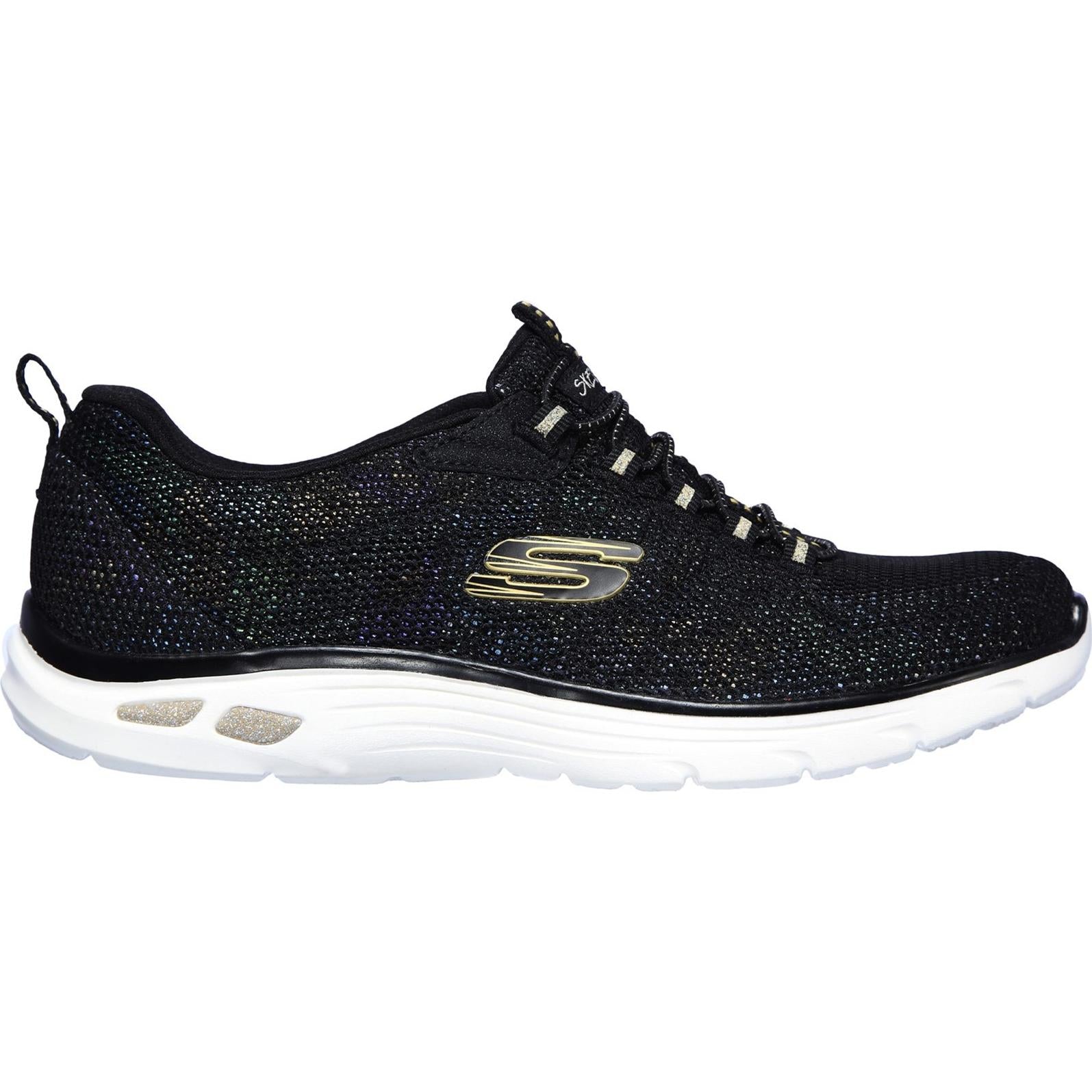 Skechers Relaxed Fit Empire D'Lux Bungee Laced Trainer
