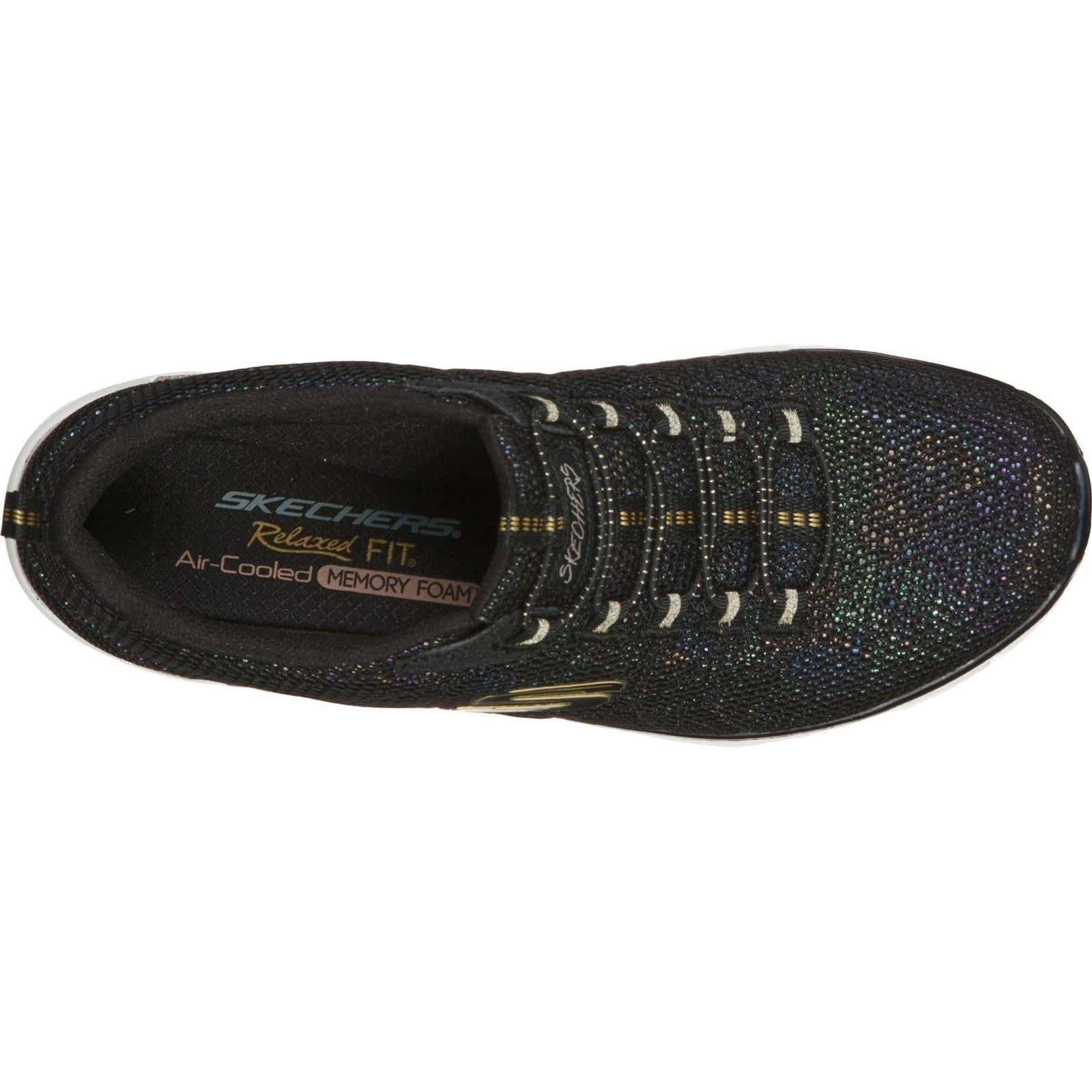 Skechers Relaxed Fit Empire D'Lux Bungee Laced Trainer