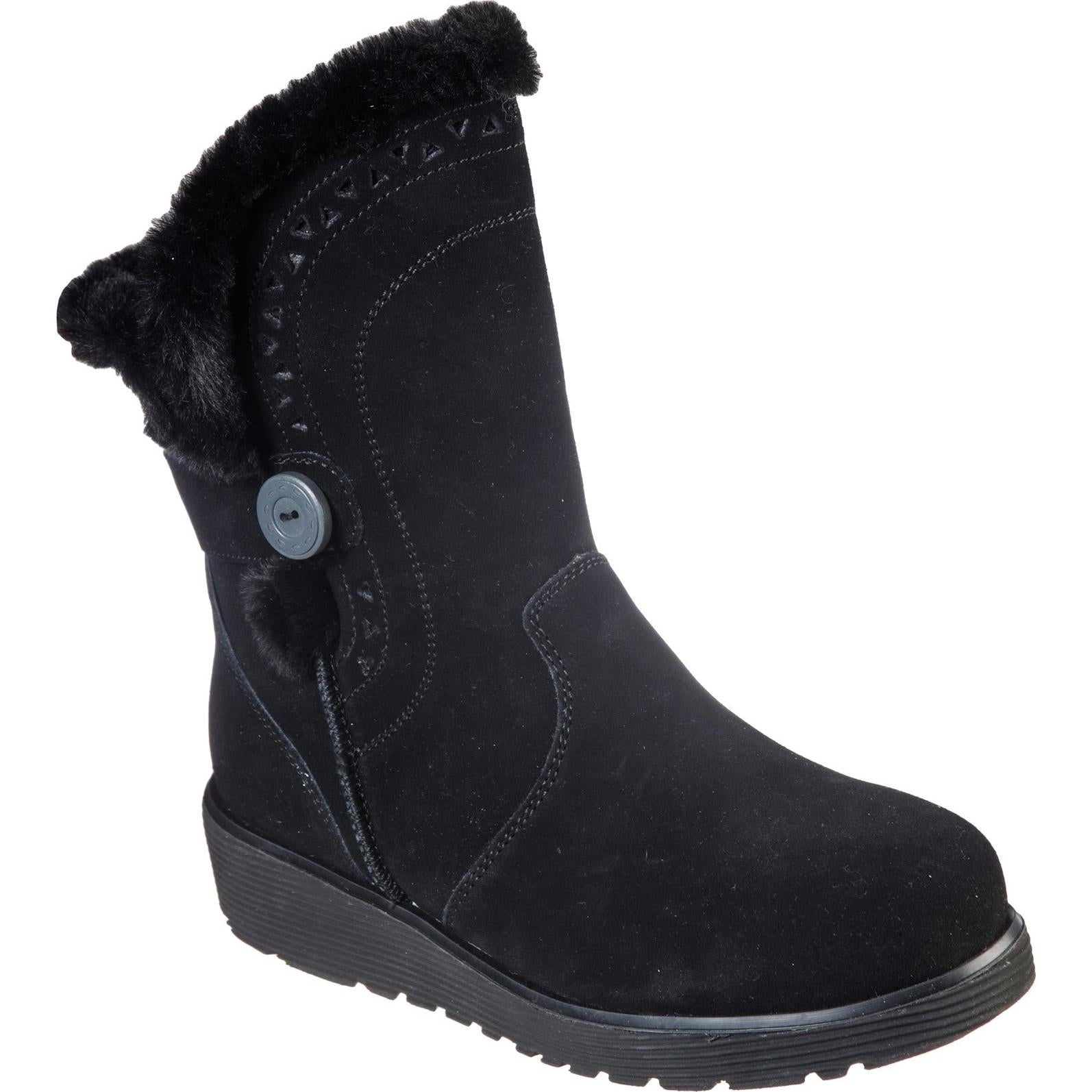 Skechers Keepsakes Wedge Cozy Peak Mid Boot