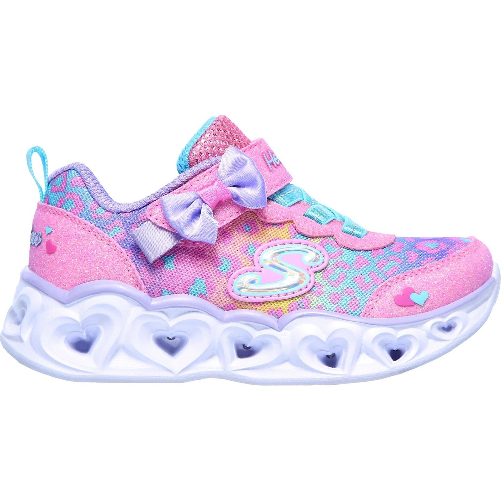Skechers Heart Lights Touch Fastening Trainer