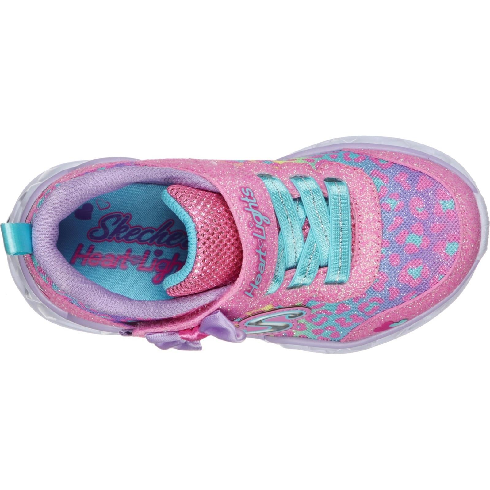 Skechers Heart Lights Touch Fastening Trainer