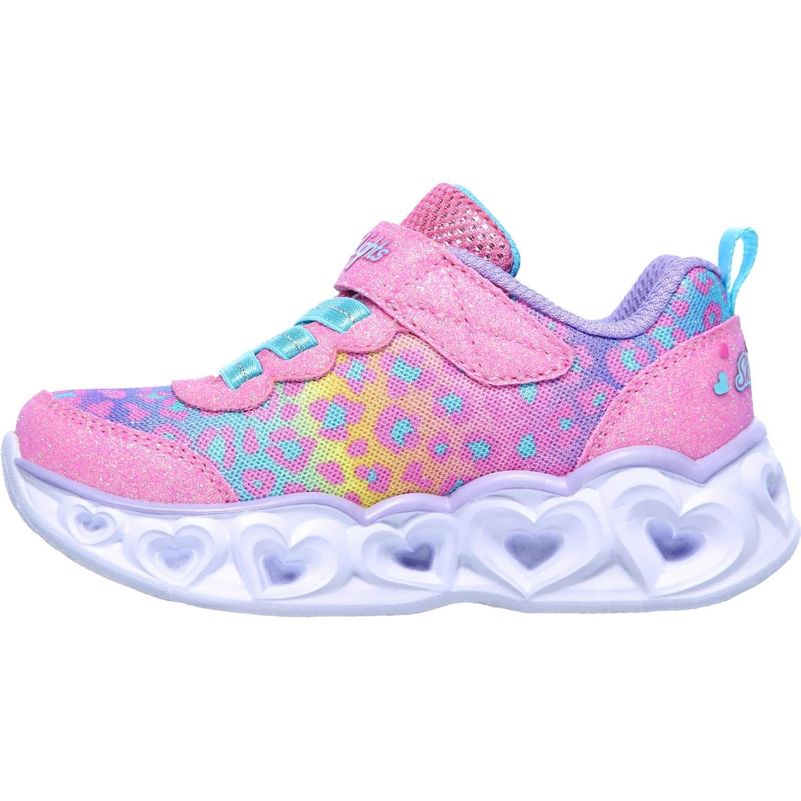 Skechers Heart Lights Touch Fastening Trainer
