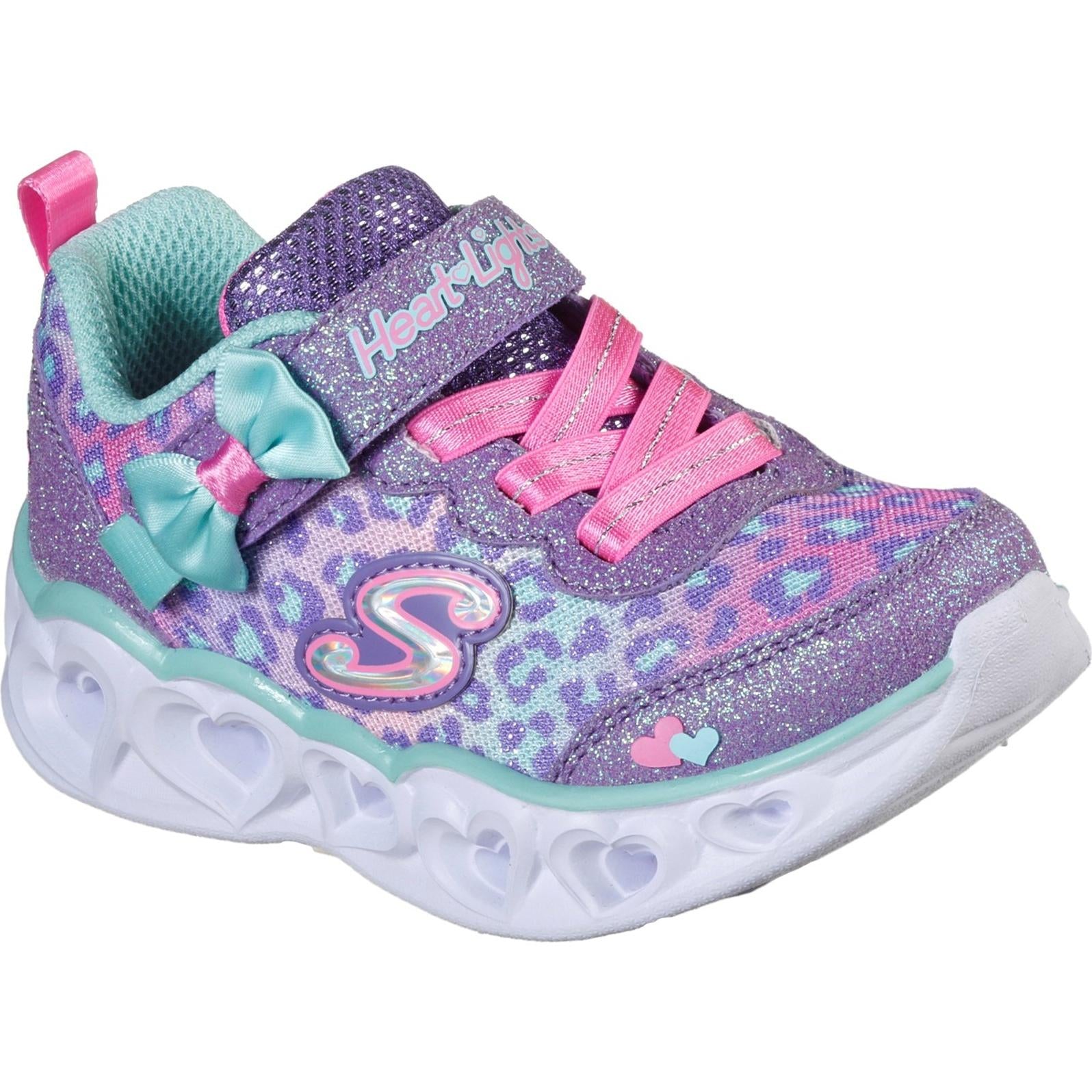Skechers Heart Lights Touch Fastening Trainer