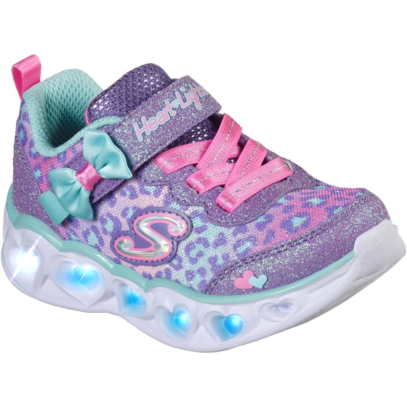 Skechers Heart Lights Touch Fastening Trainer