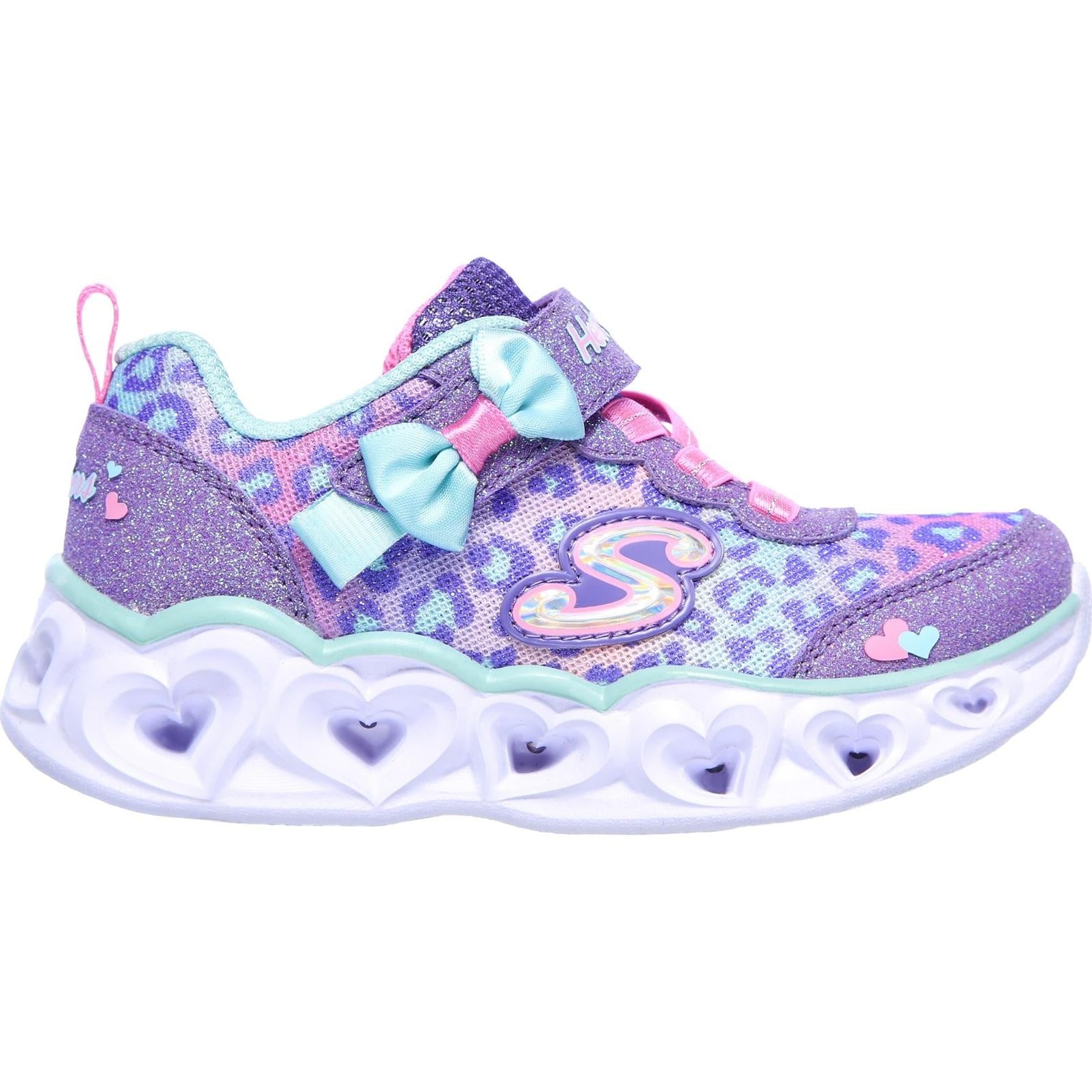 Skechers Heart Lights Touch Fastening Trainer