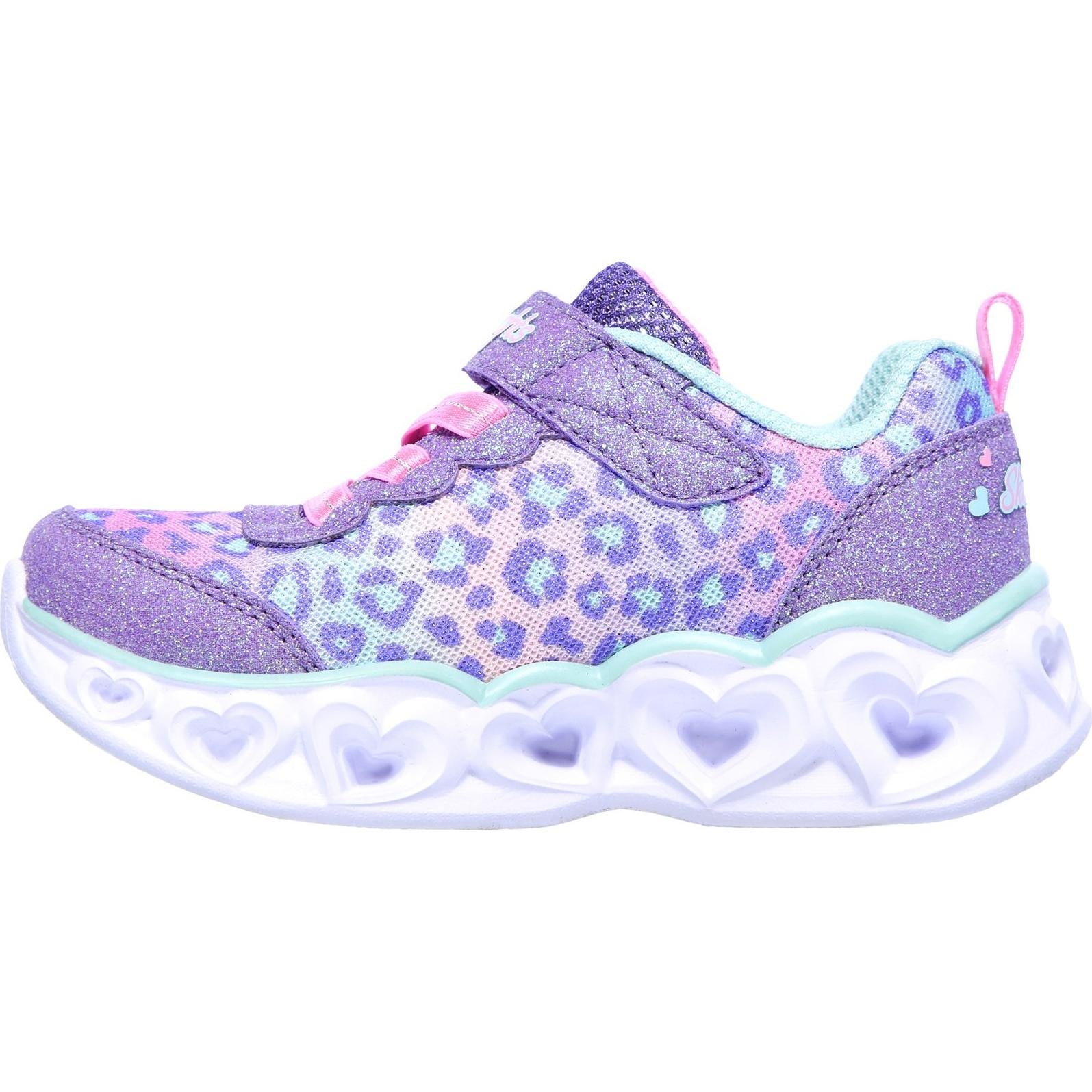 Skechers Heart Lights Touch Fastening Trainer
