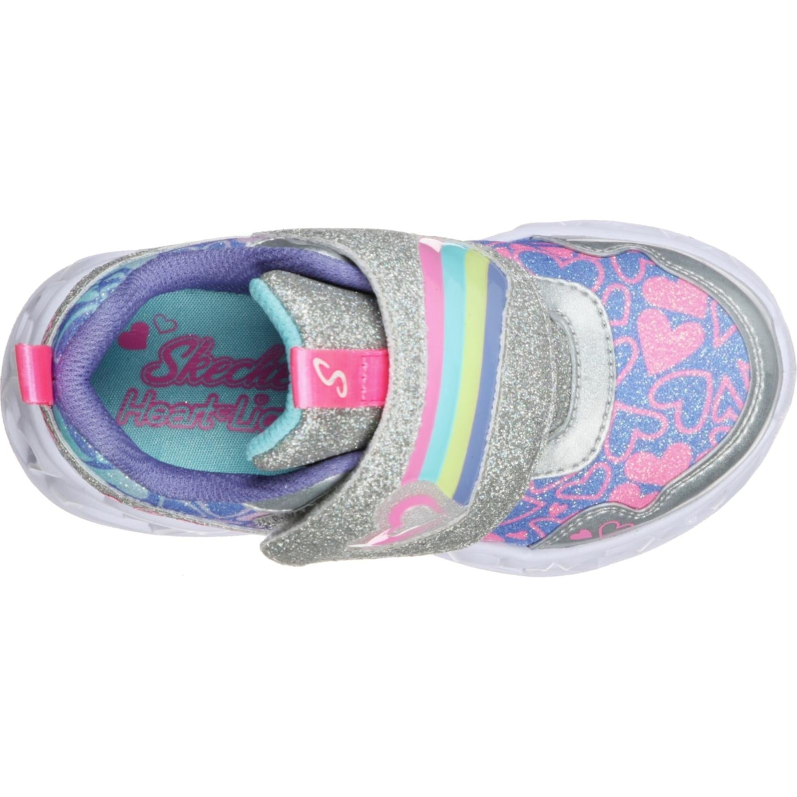 Skechers Heart Lights Touch Fastening Trainer