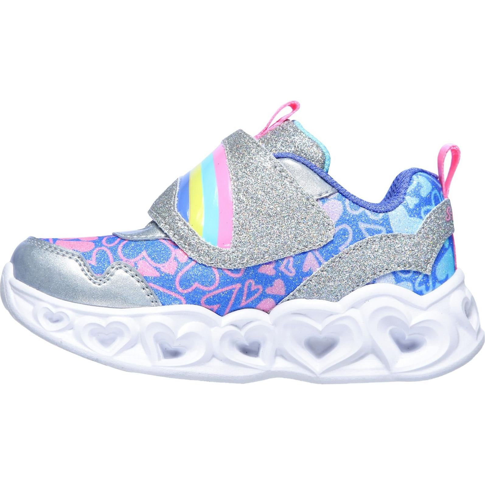 Skechers Heart Lights Touch Fastening Trainer
