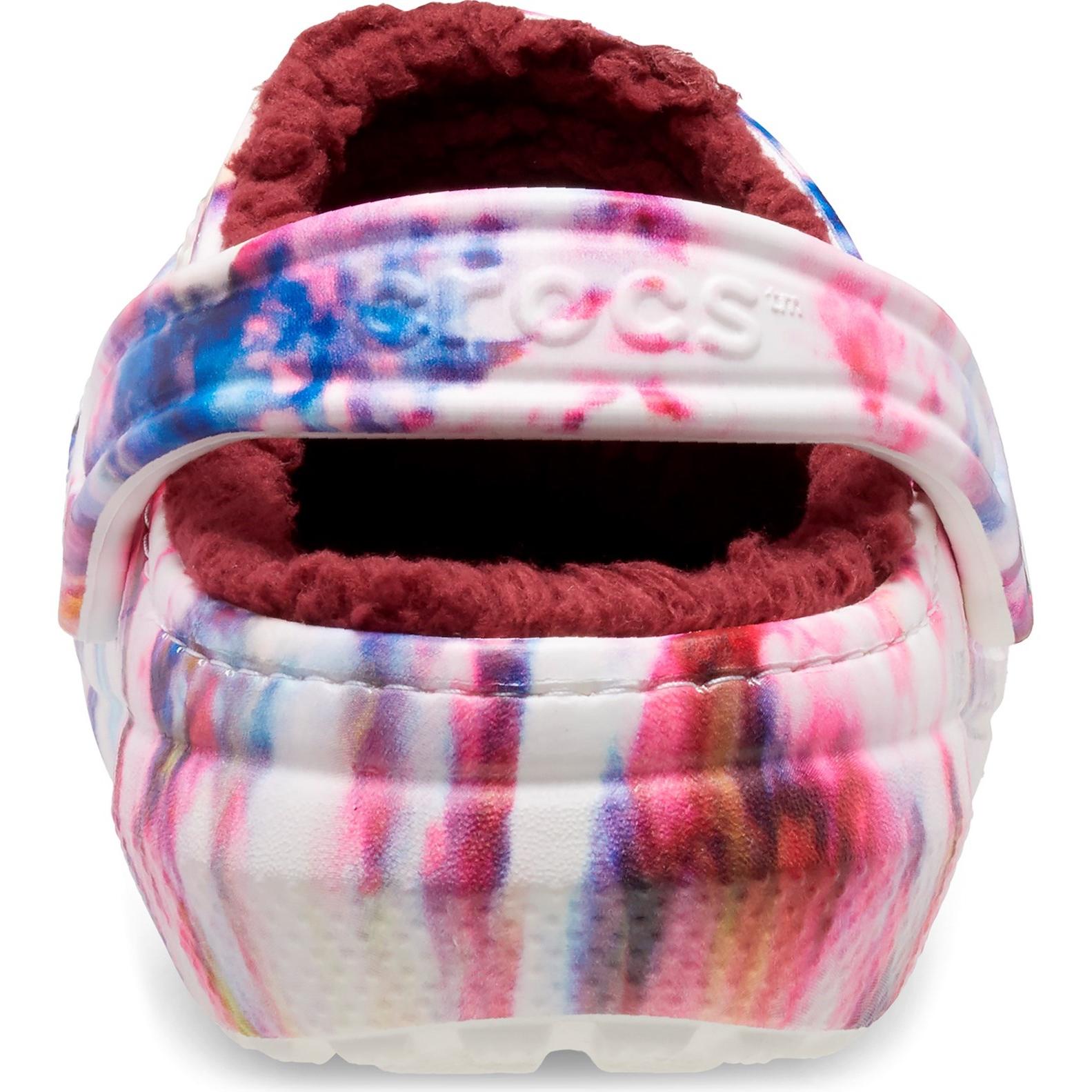 Crocs Classic Lined Tie-Dye Clog Sandals