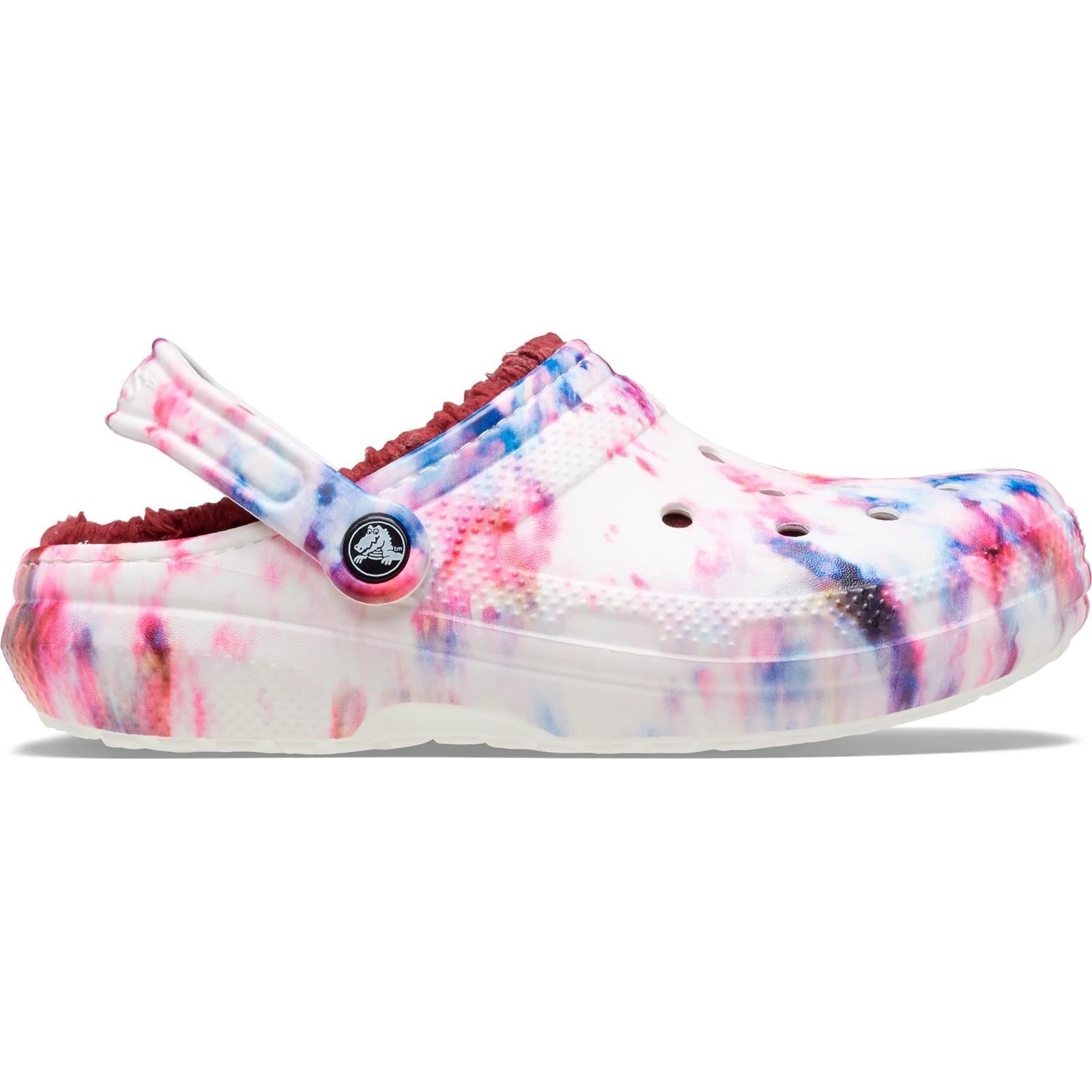Crocs Classic Lined Tie-Dye Clog Sandals