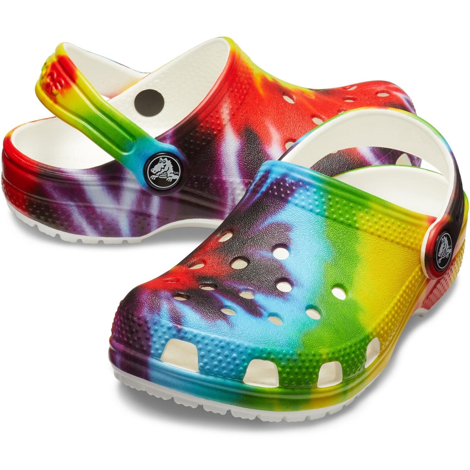 Crocs Classic Tie Dye Graphic Clog Sandals