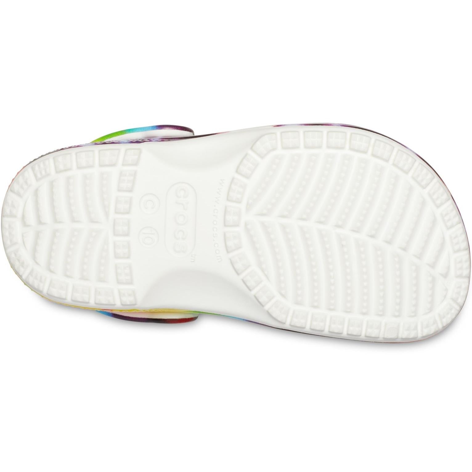 Crocs Classic Tie Dye Graphic Clog Sandals