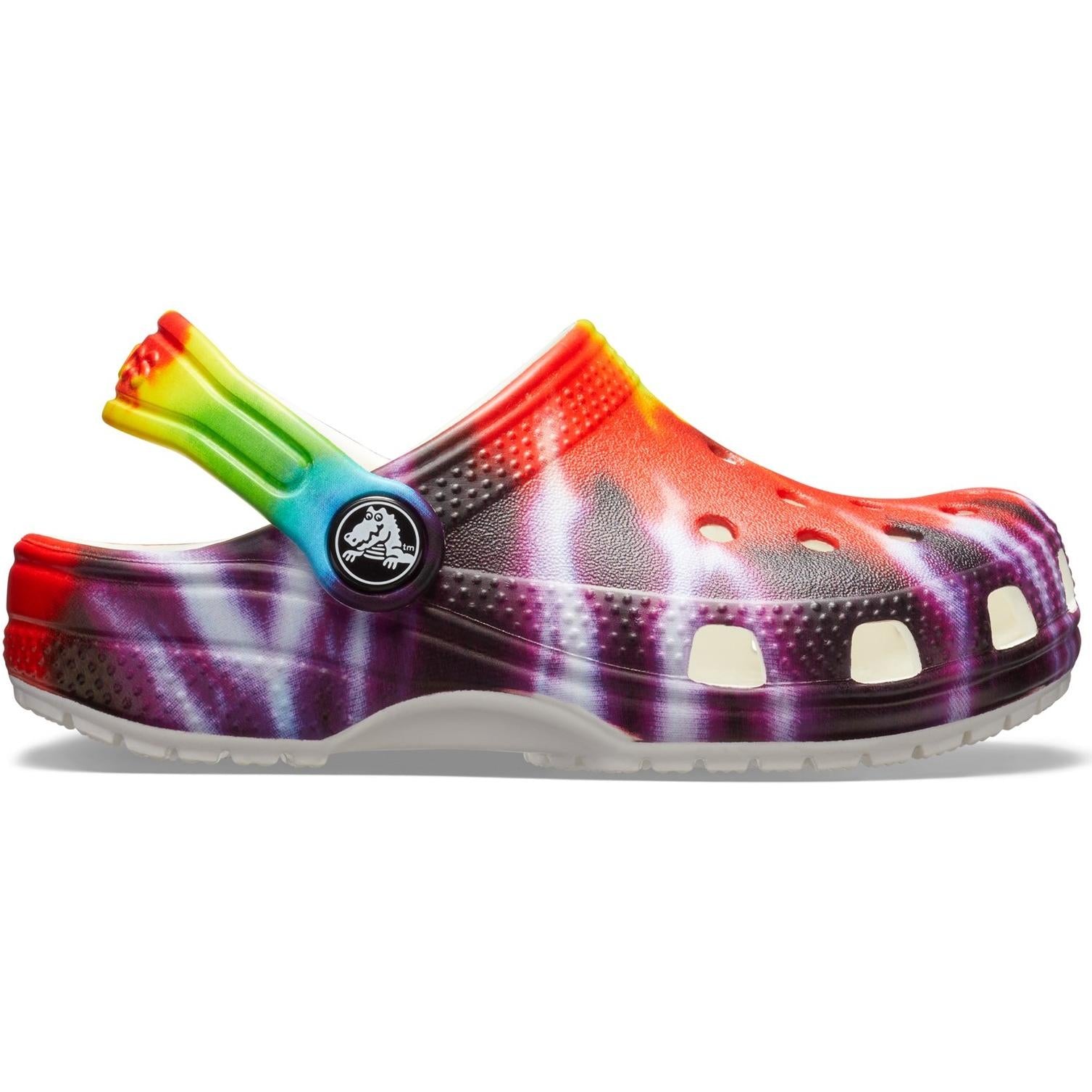 Crocs Classic Tie Dye Graphic Clog Sandals