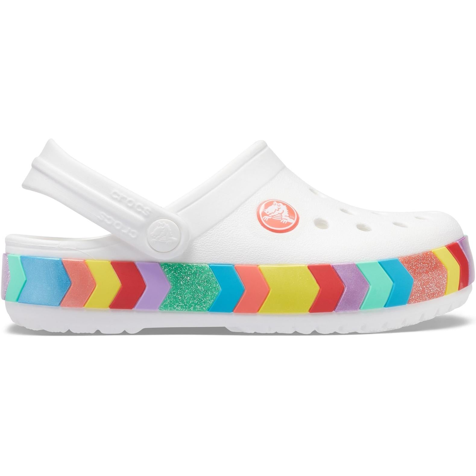 Crocs Crocband Chevron Beaded Clog Sandals