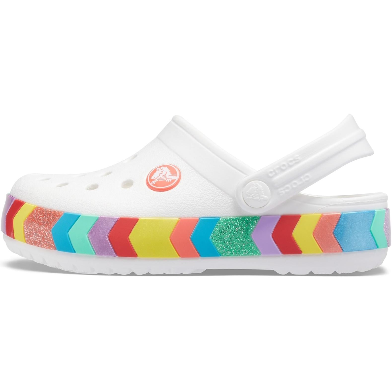 Crocs Crocband Chevron Beaded Clog Sandals
