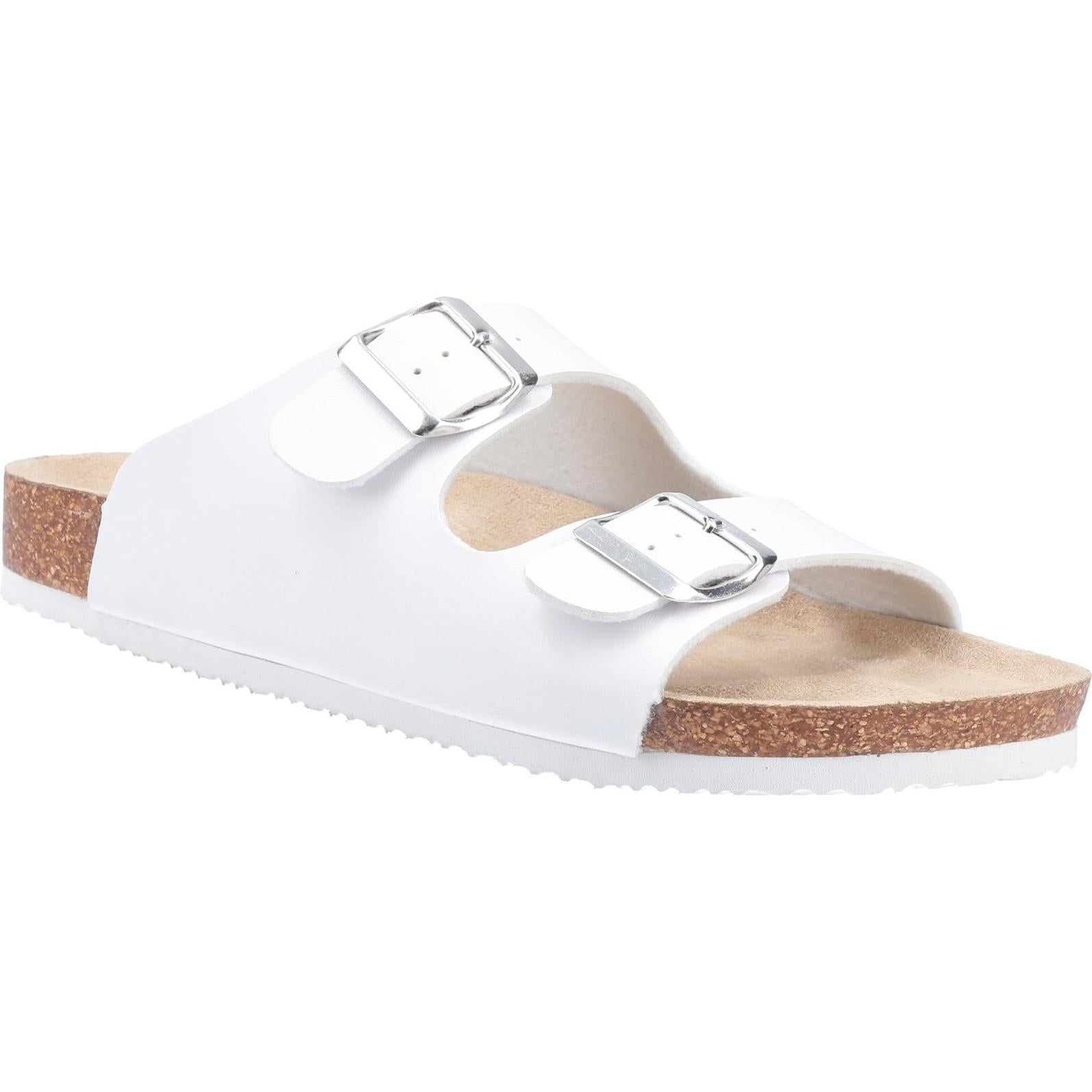 Divaz Nimes Two Buckle Slider Sandals