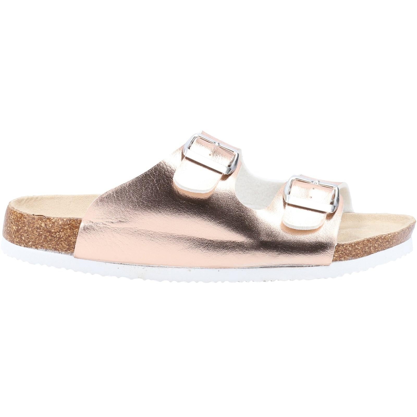 Divaz Nimes Two Buckle Slider Sandals