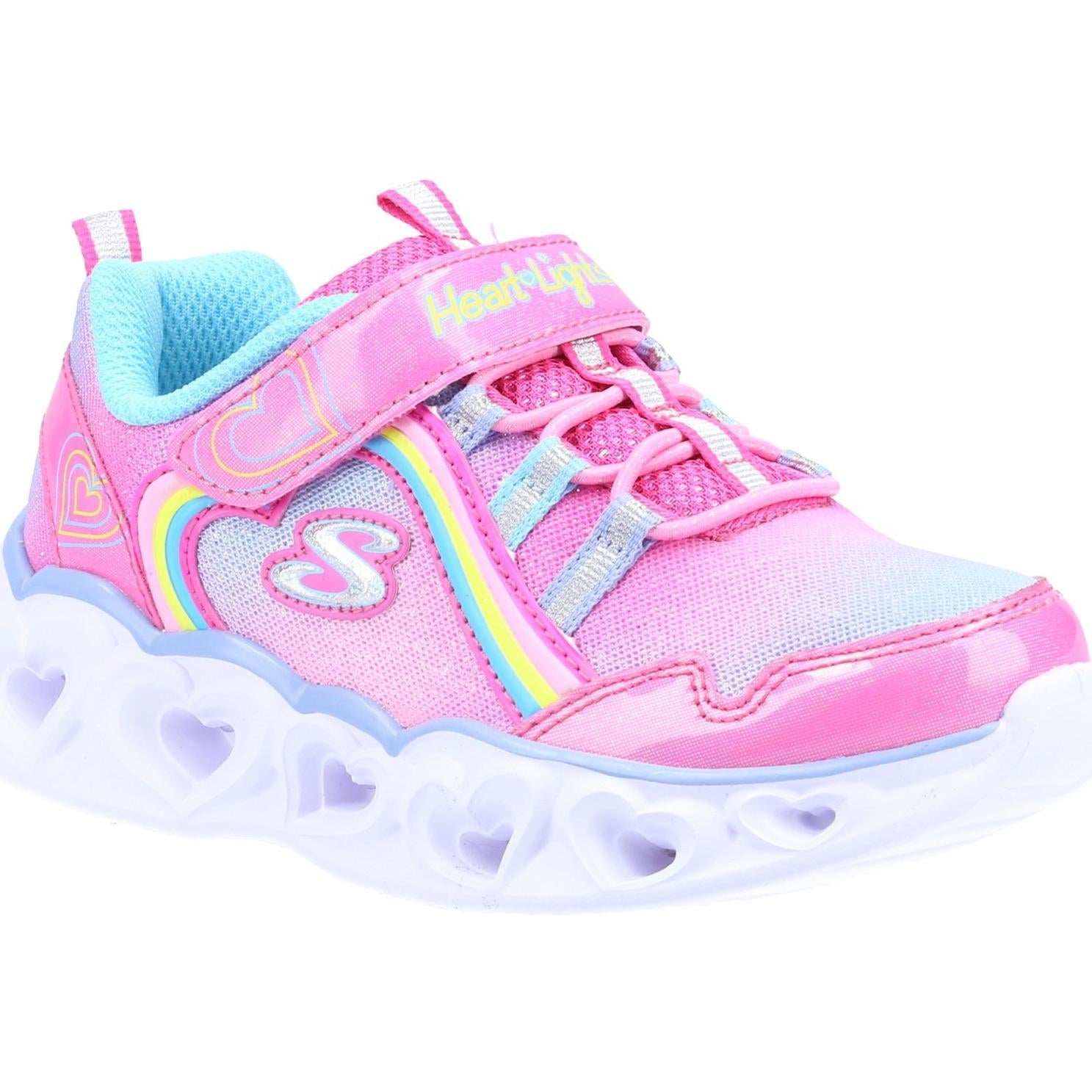 Skechers Heart Lights Rainbow Lux Sports Shoes