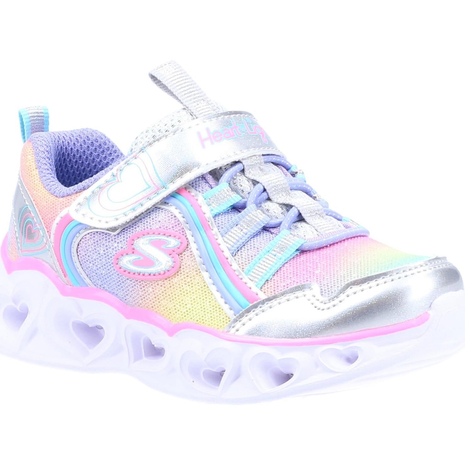 Skechers Heart Lights Rainbow Lux Sports Shoes