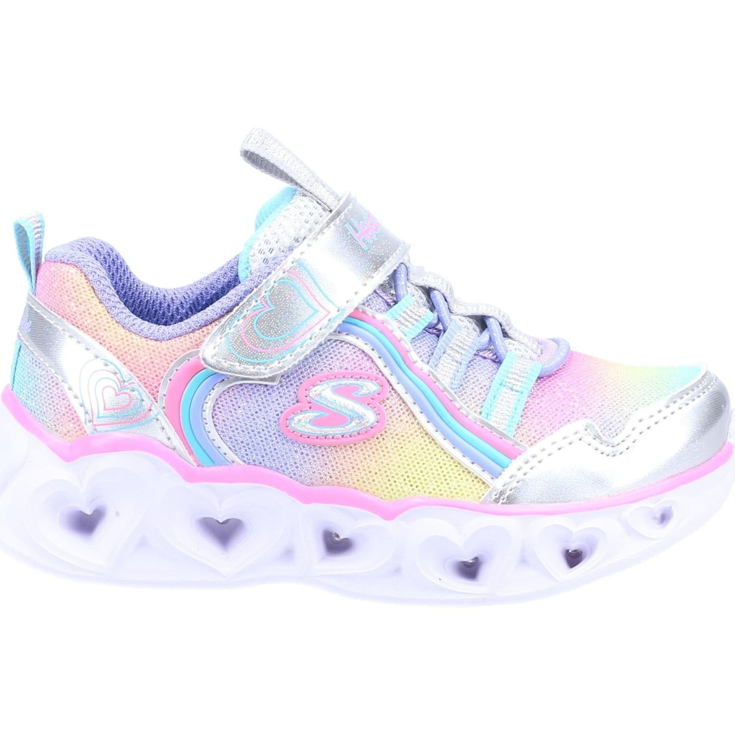 Skechers Heart Lights Rainbow Lux Sports Shoes