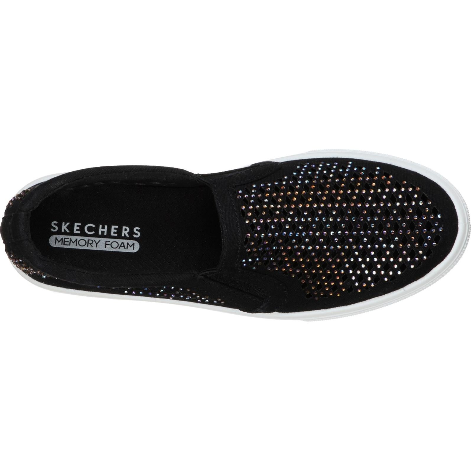 Skechers Poppy Diamond Gal Slip On Trainers