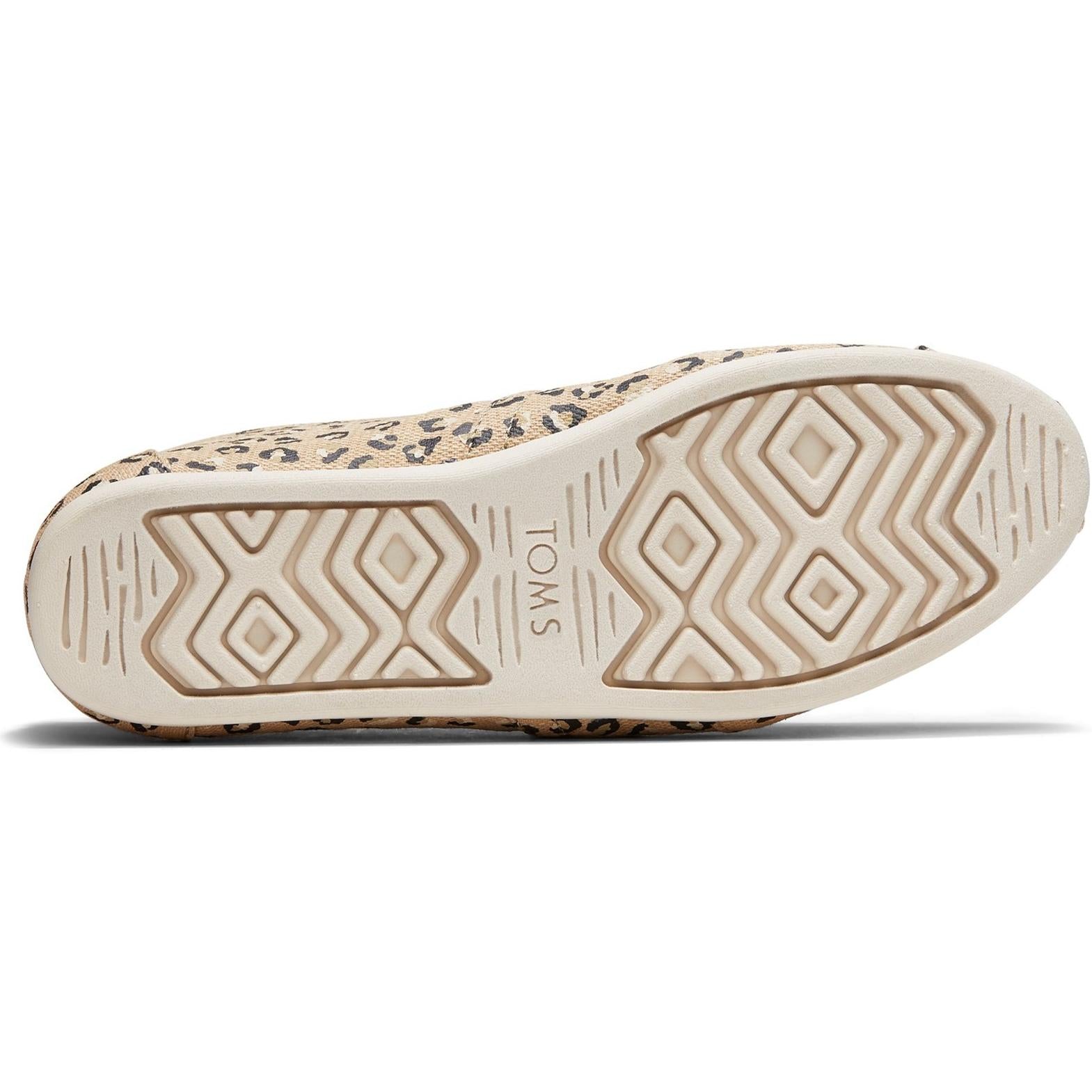 Toms Alpargata Textured Cheetah Flats