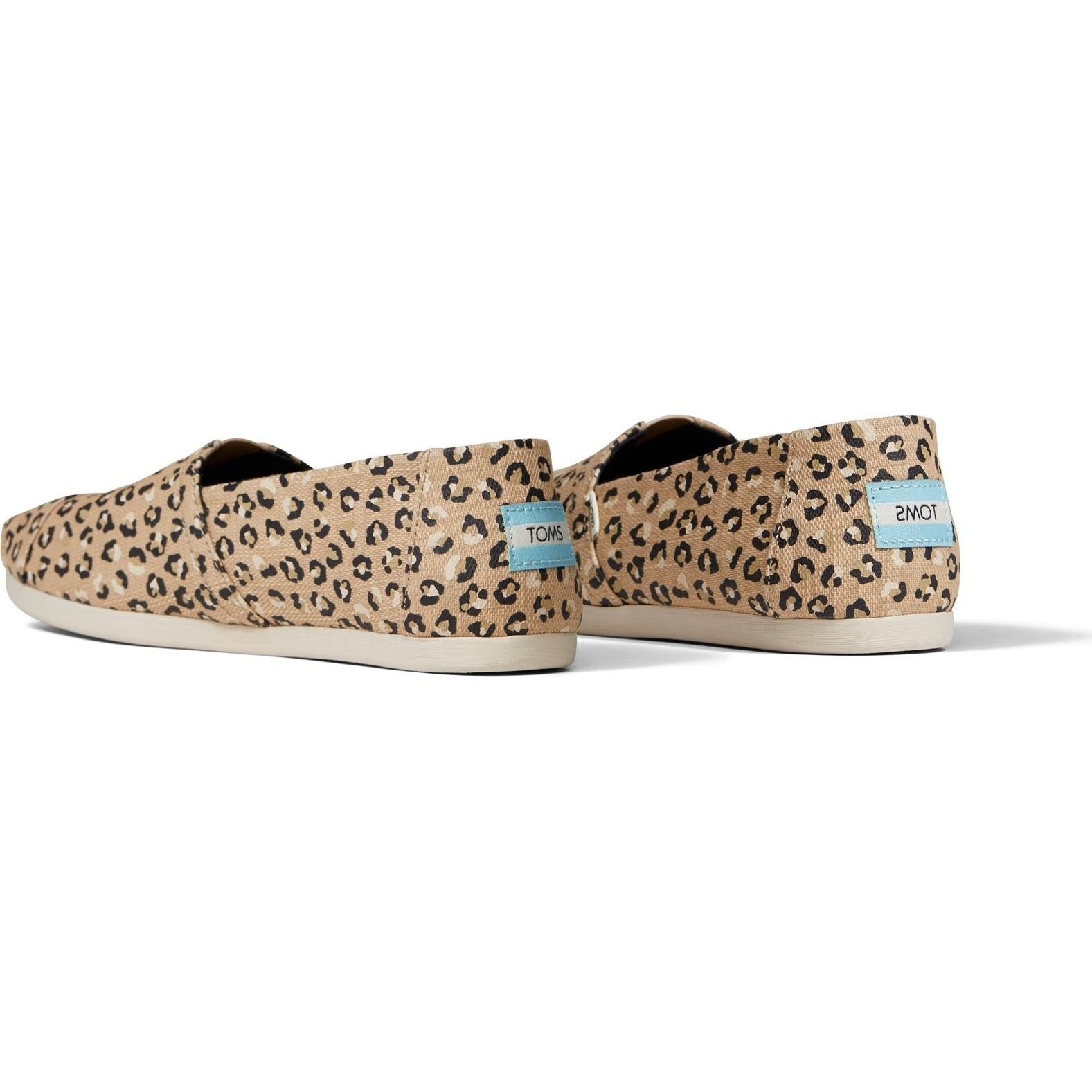 Toms Alpargata Textured Cheetah Flats