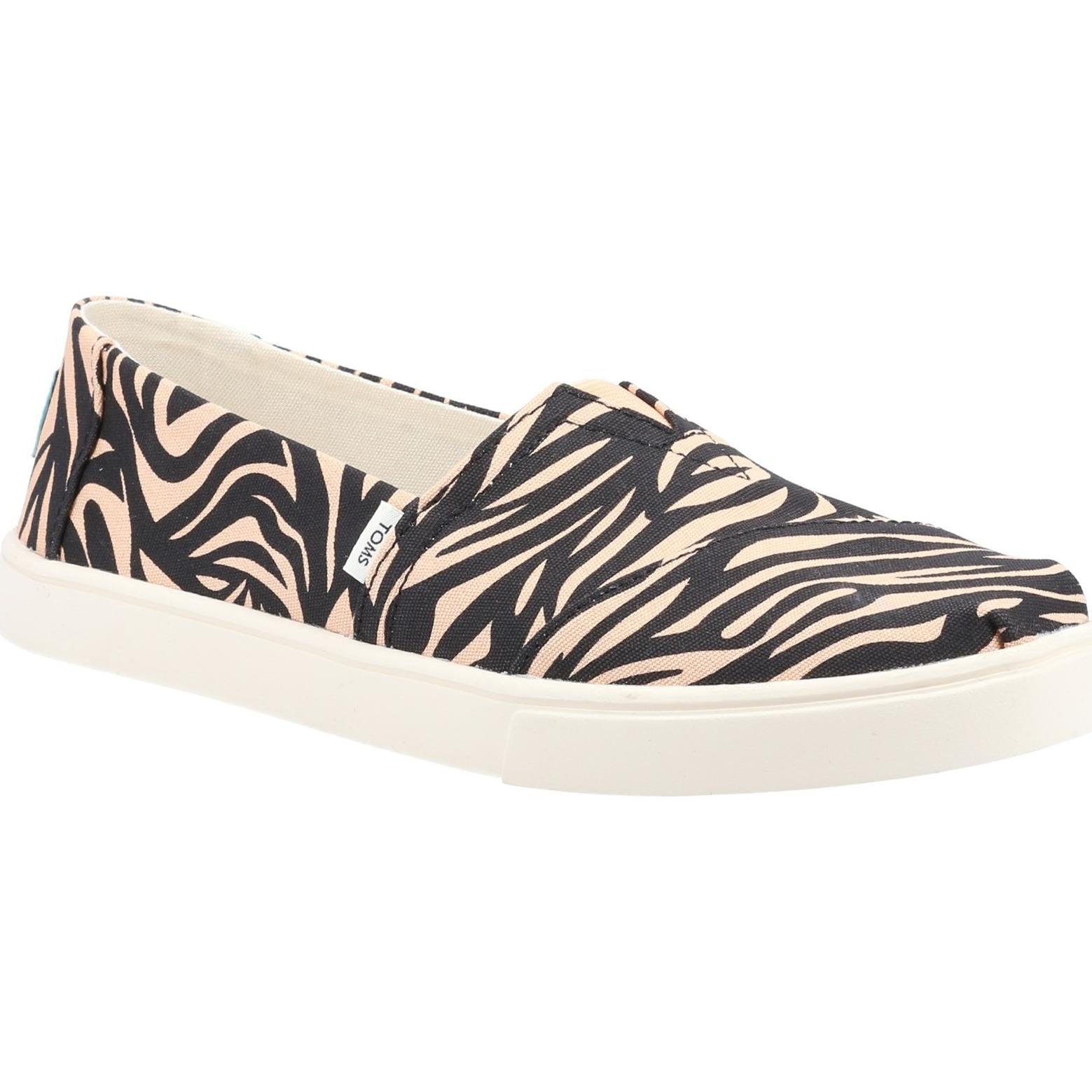 Toms Alpargata Cupsole Tiger Stripes Slip On Flats