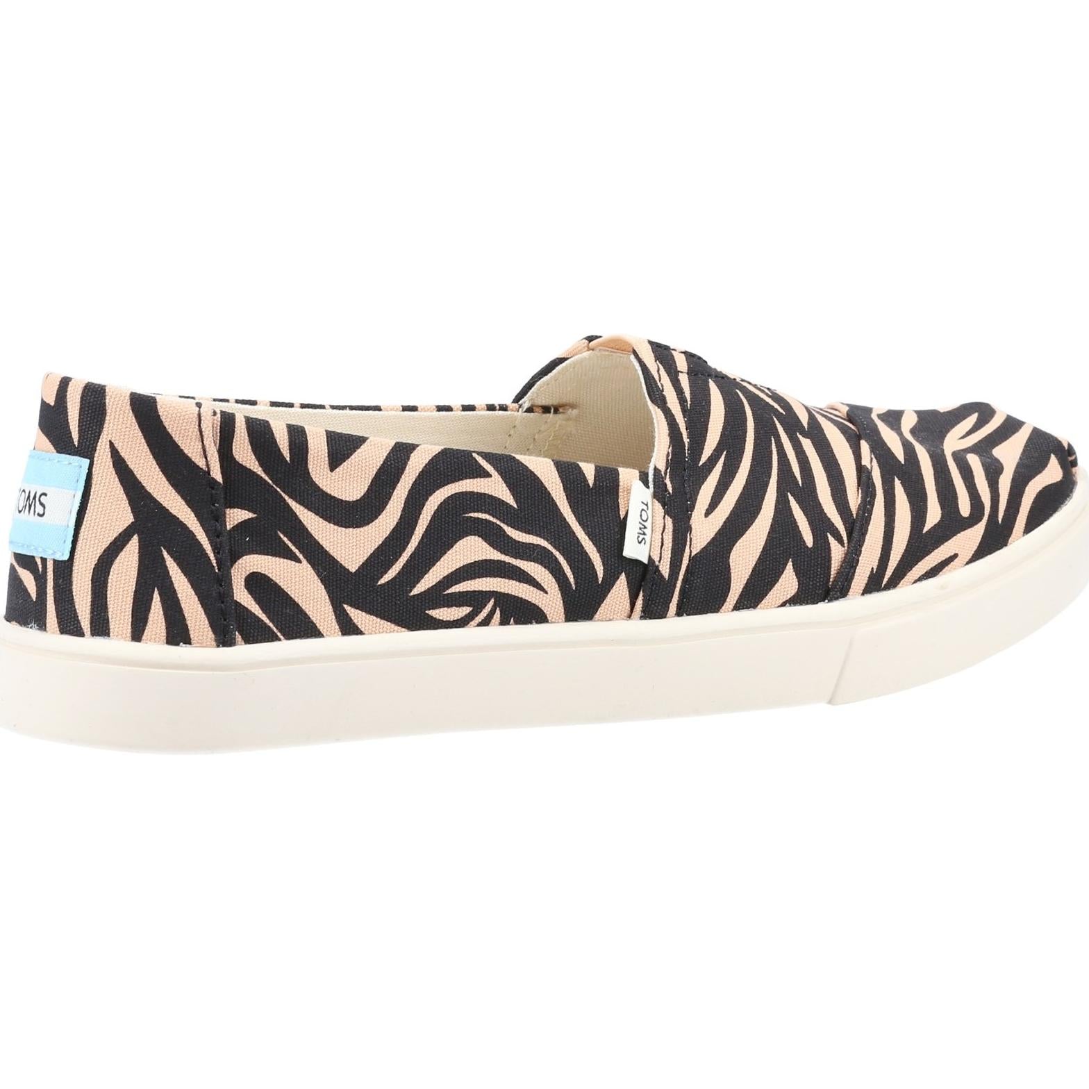 Toms Alpargata Cupsole Tiger Stripes Slip On Flats